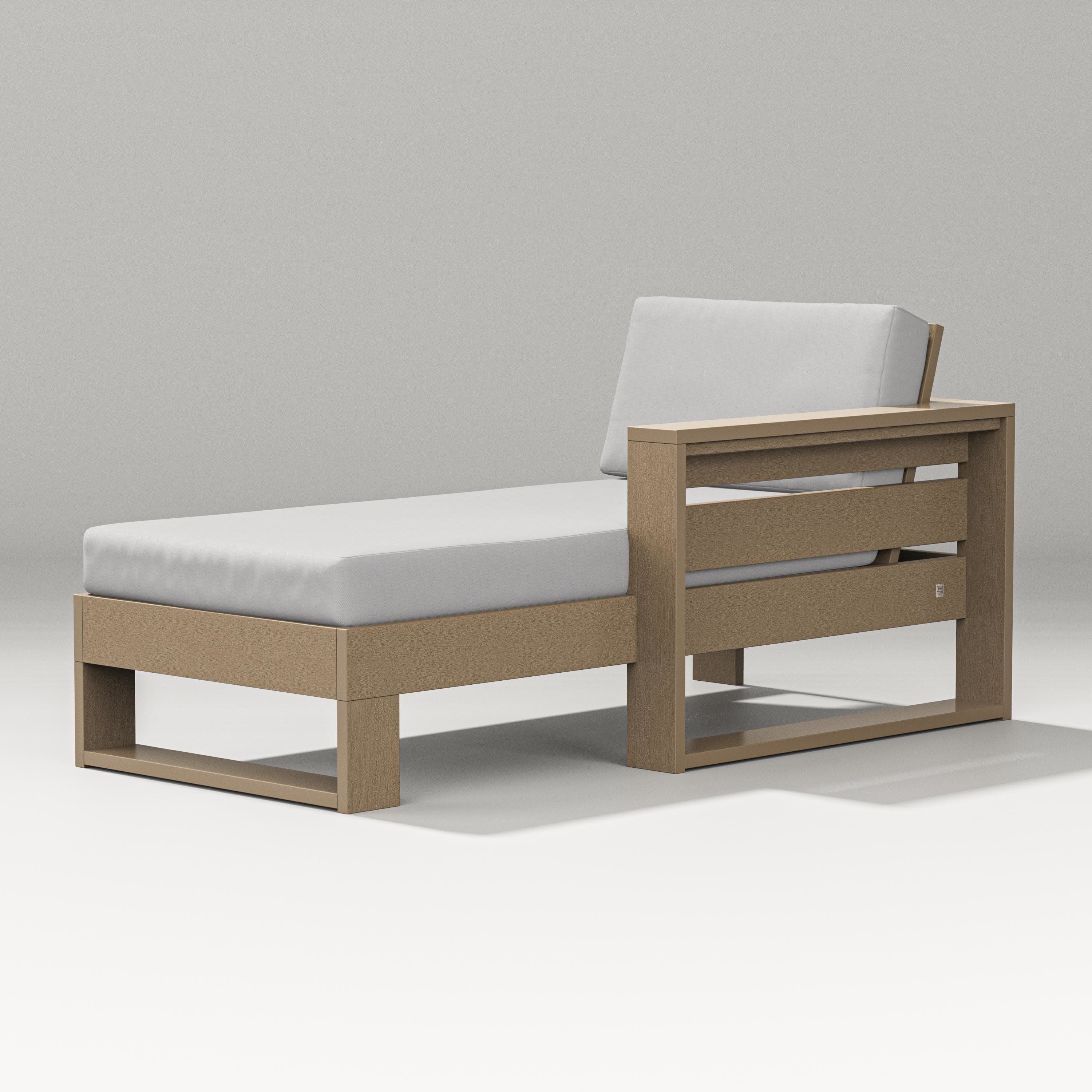 Latitude Modular Right Arm Chaise in Vintage Sahara / Diamond in the Rough
