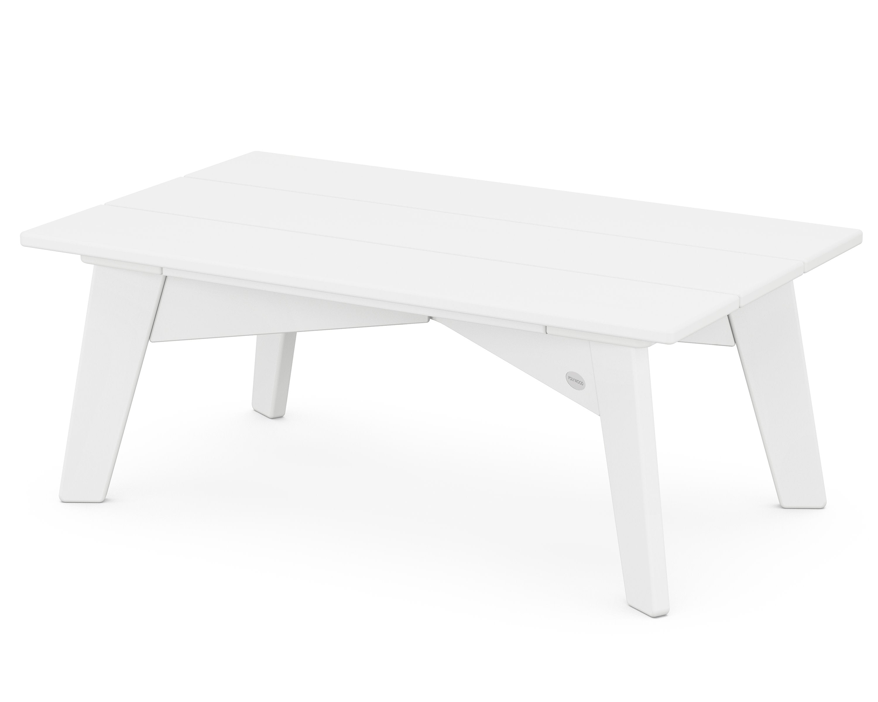 Riviera Modern Coffee Table in White
