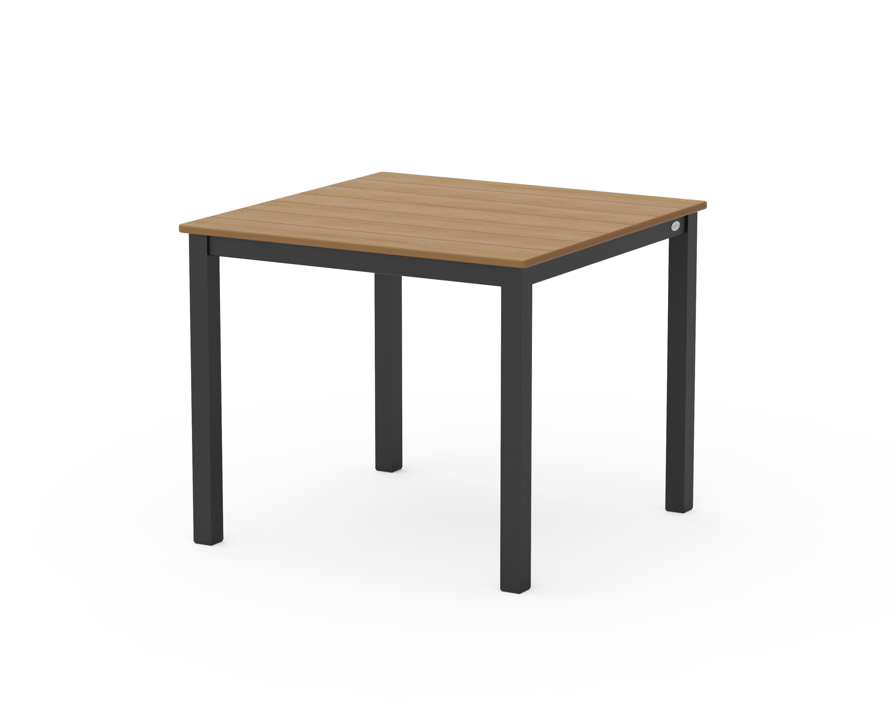 Main Street 36" x 36" Dining Table in Black / Natural