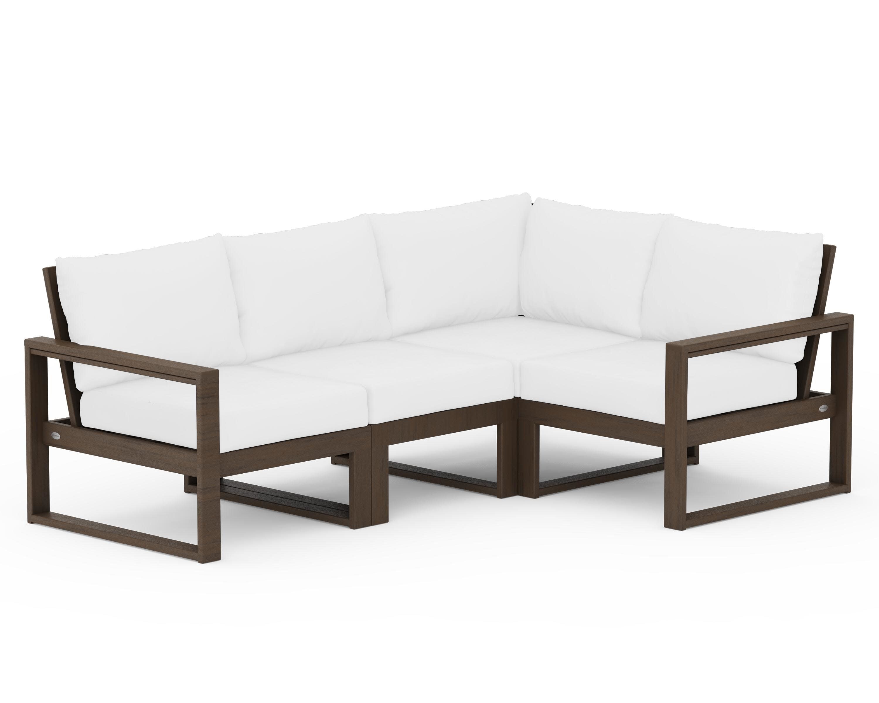 EDGE 4-Piece Modular Deep Seating Set in Kona / Natural