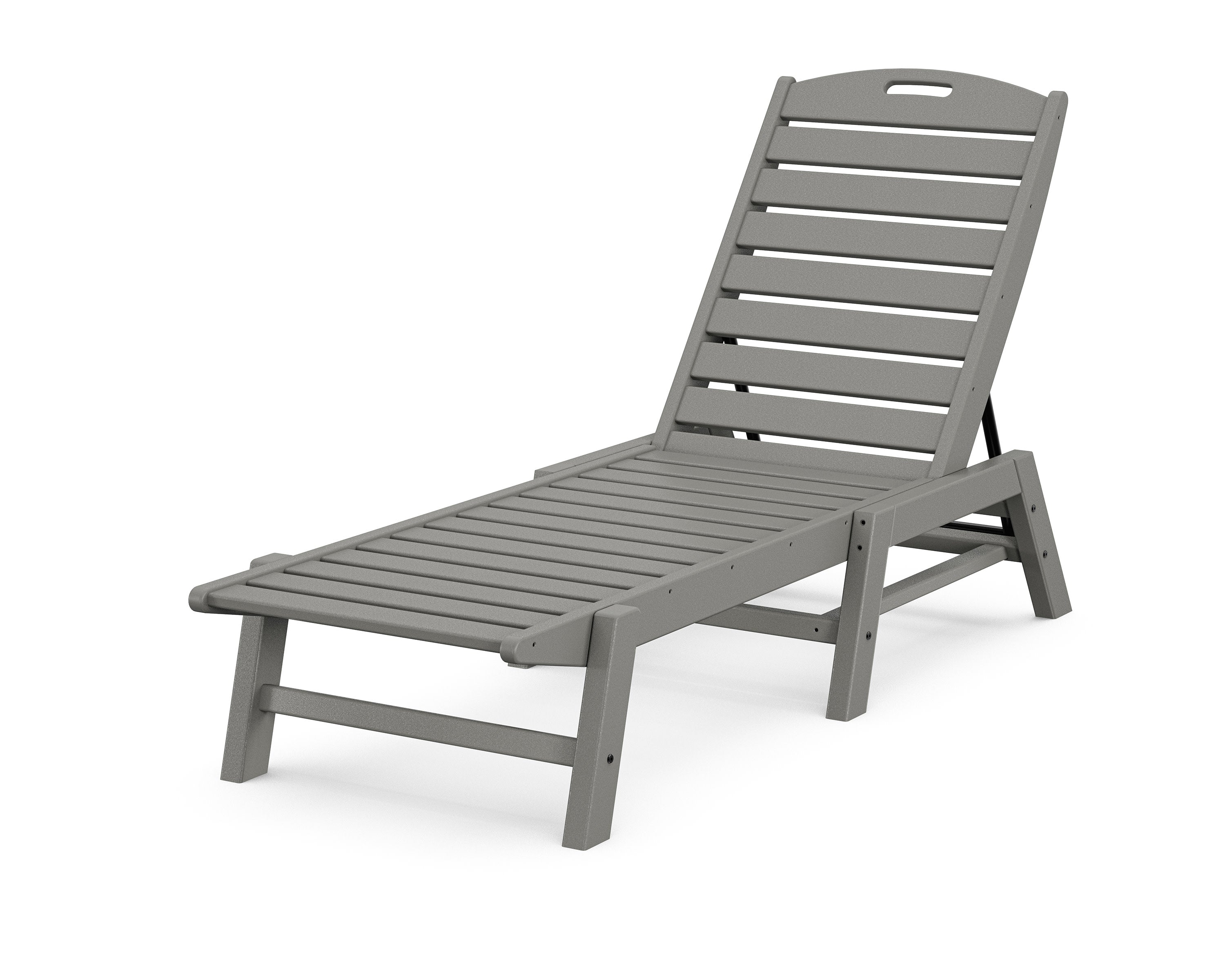 Nautical Chaise in Slate Grey