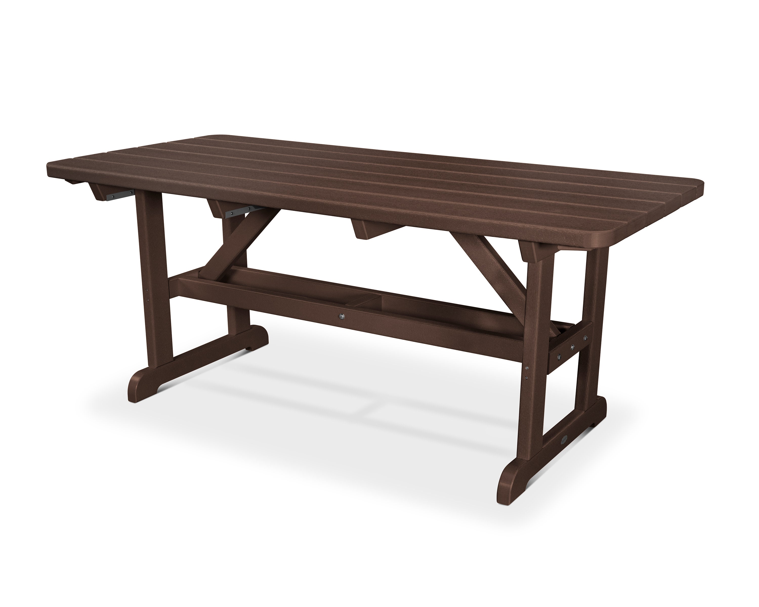Park 33" x 70" Harvester Picnic Table in Mahogany
