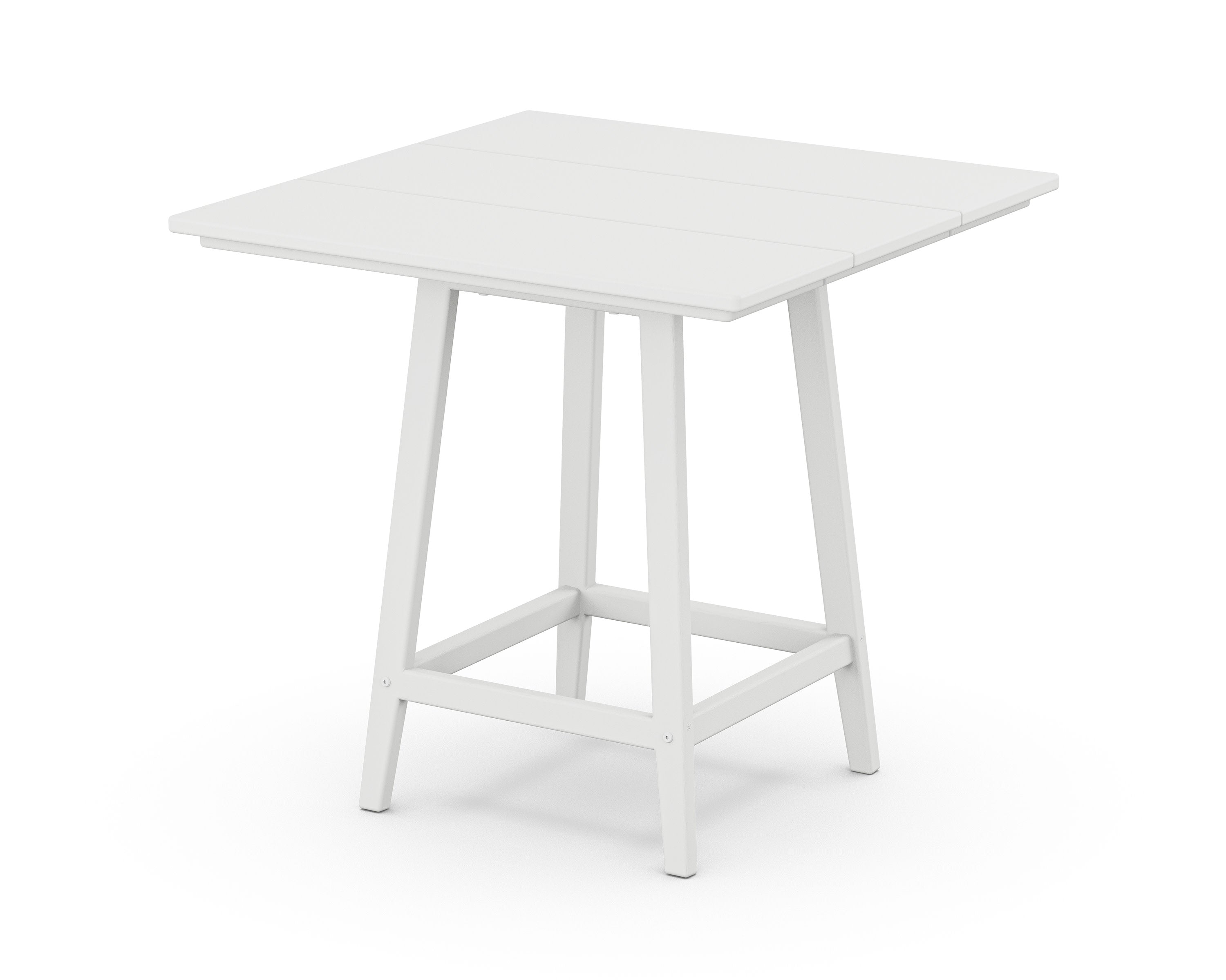 Studio 30" Square Bistro Table in White