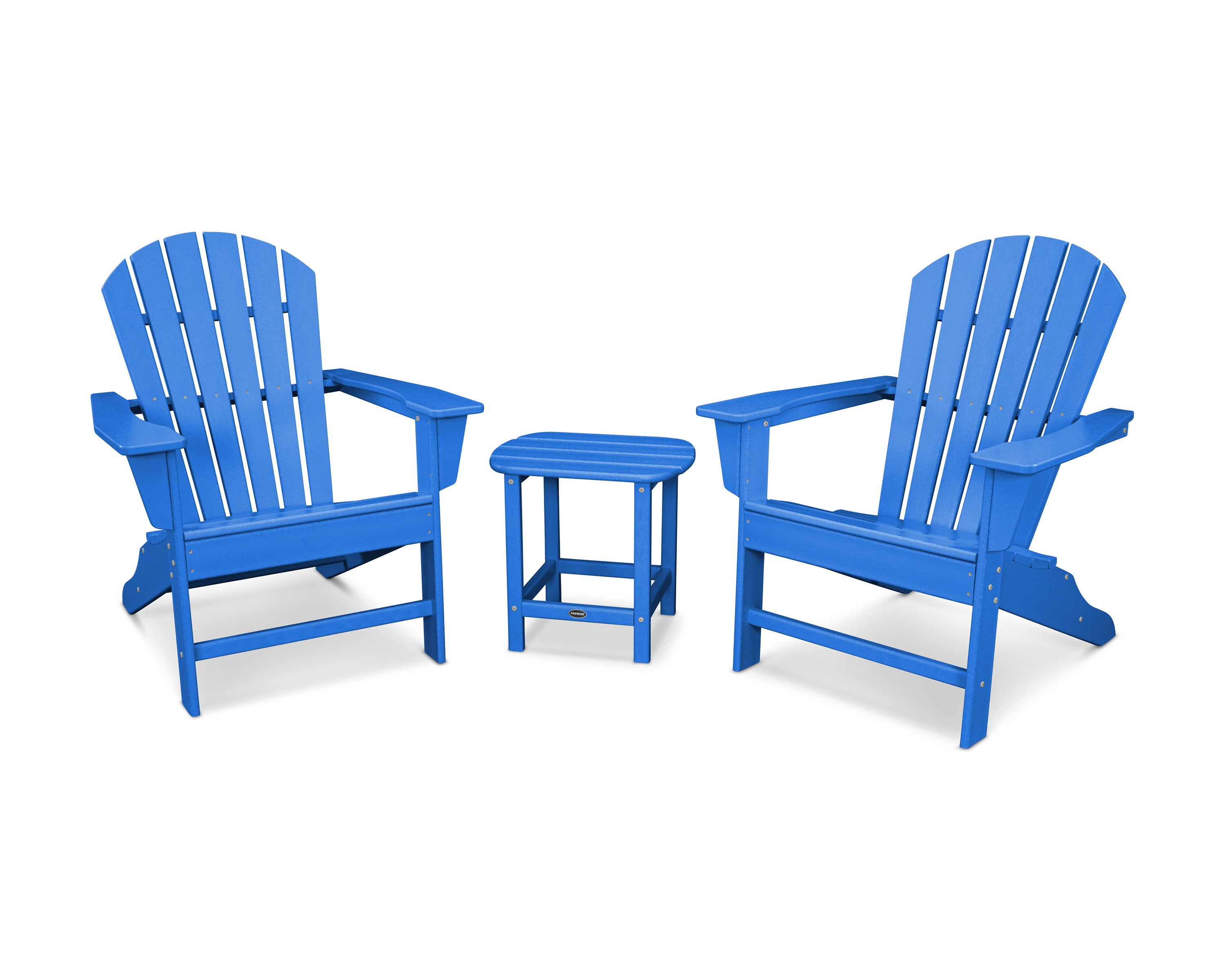 South Beach Adirondack 3-Piece Set in Pacific Blue