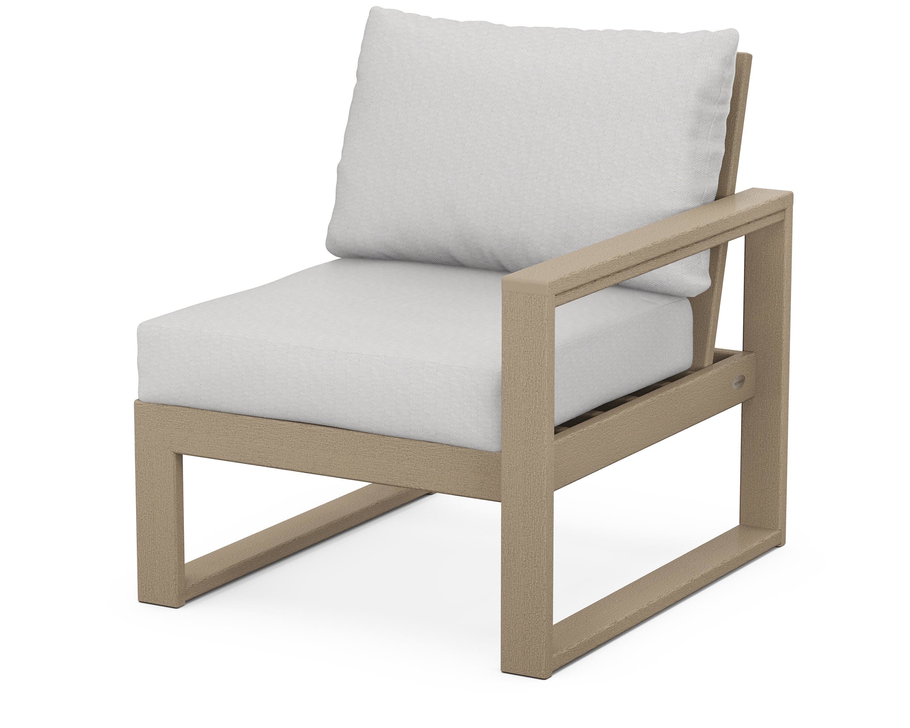 EDGE Modular Right Arm Chair in Vintage Sahara / Diamond in the Rough