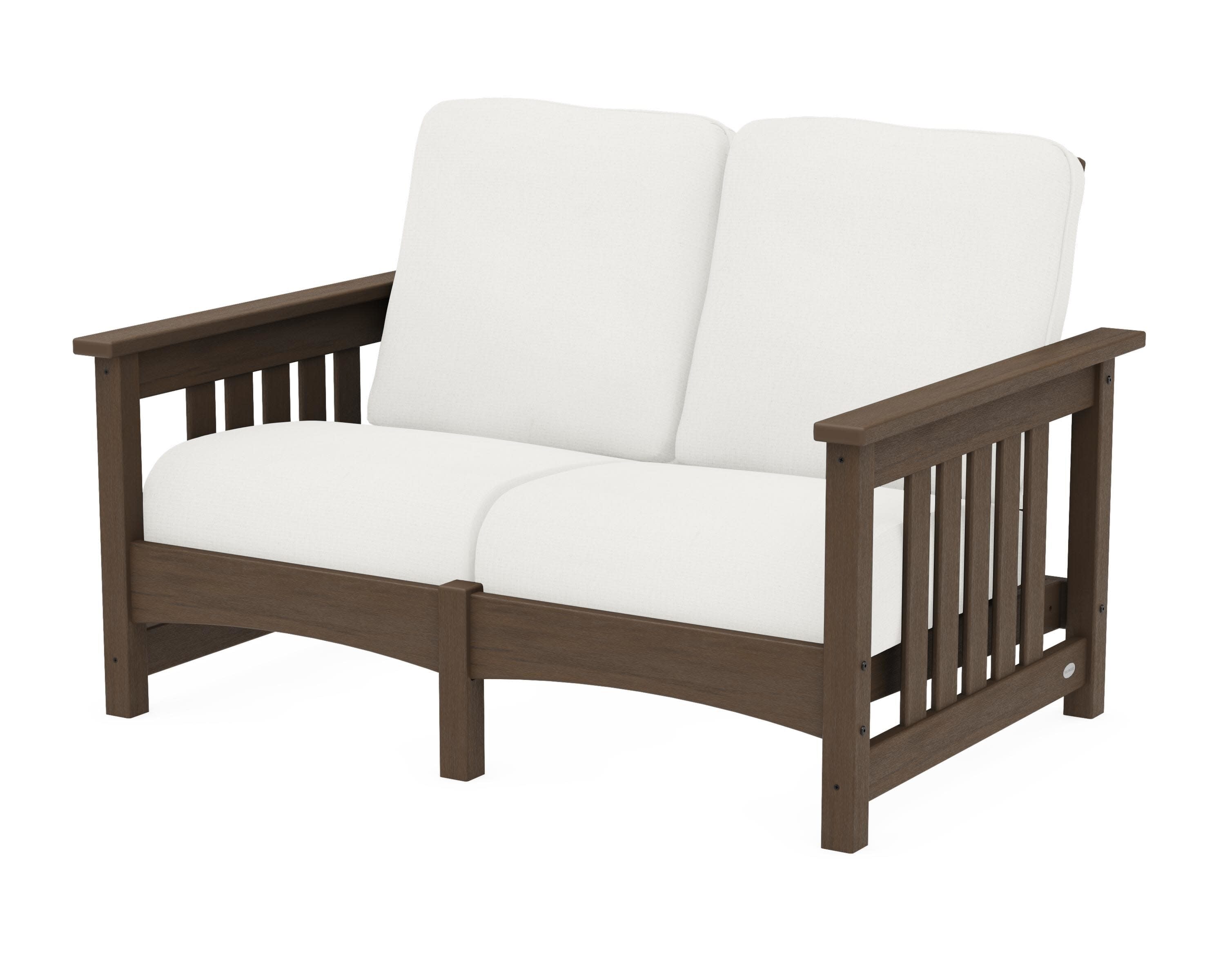 Club Mission Loveseat in Kona / Natural Linen