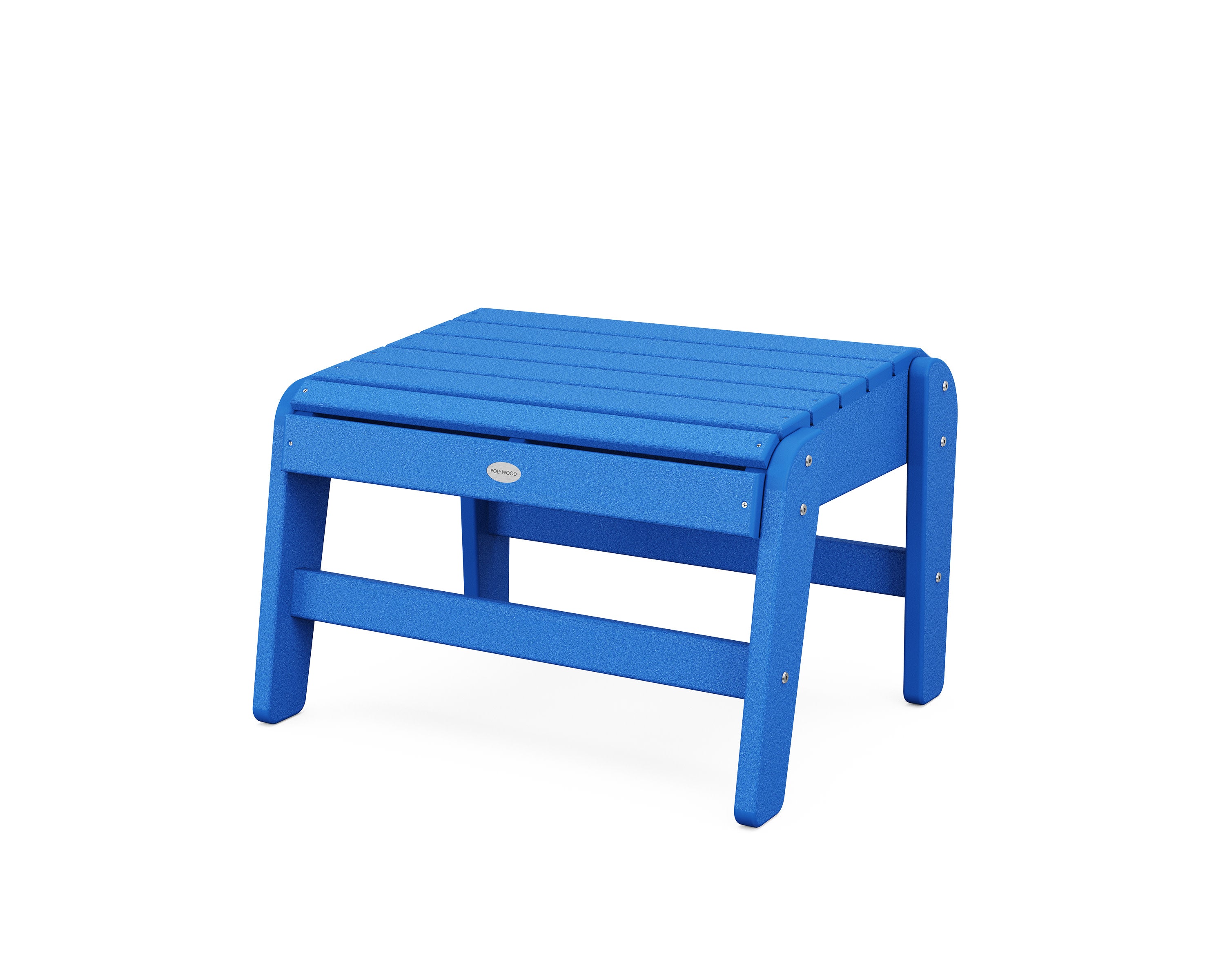 Grand Upright Adirondack Ottoman in Pacific Blue
