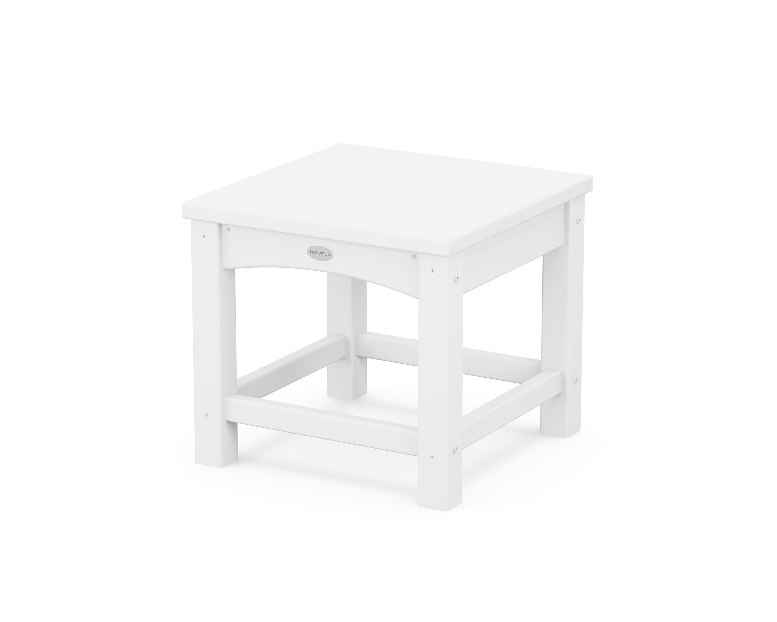 Club 18" End Table in White