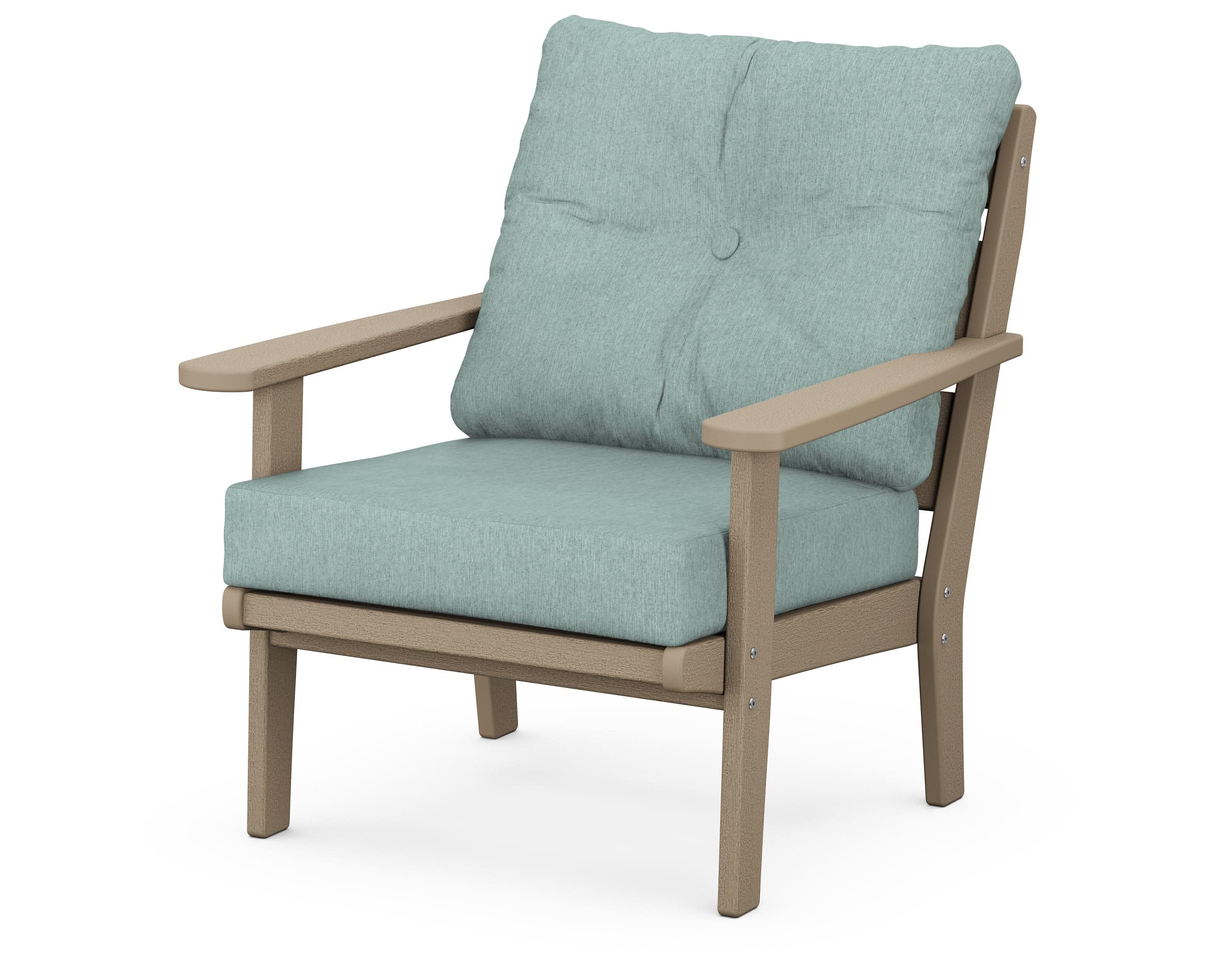 Lakeside Deep Seating Chair in Vintage Sahara / Glacier Spa