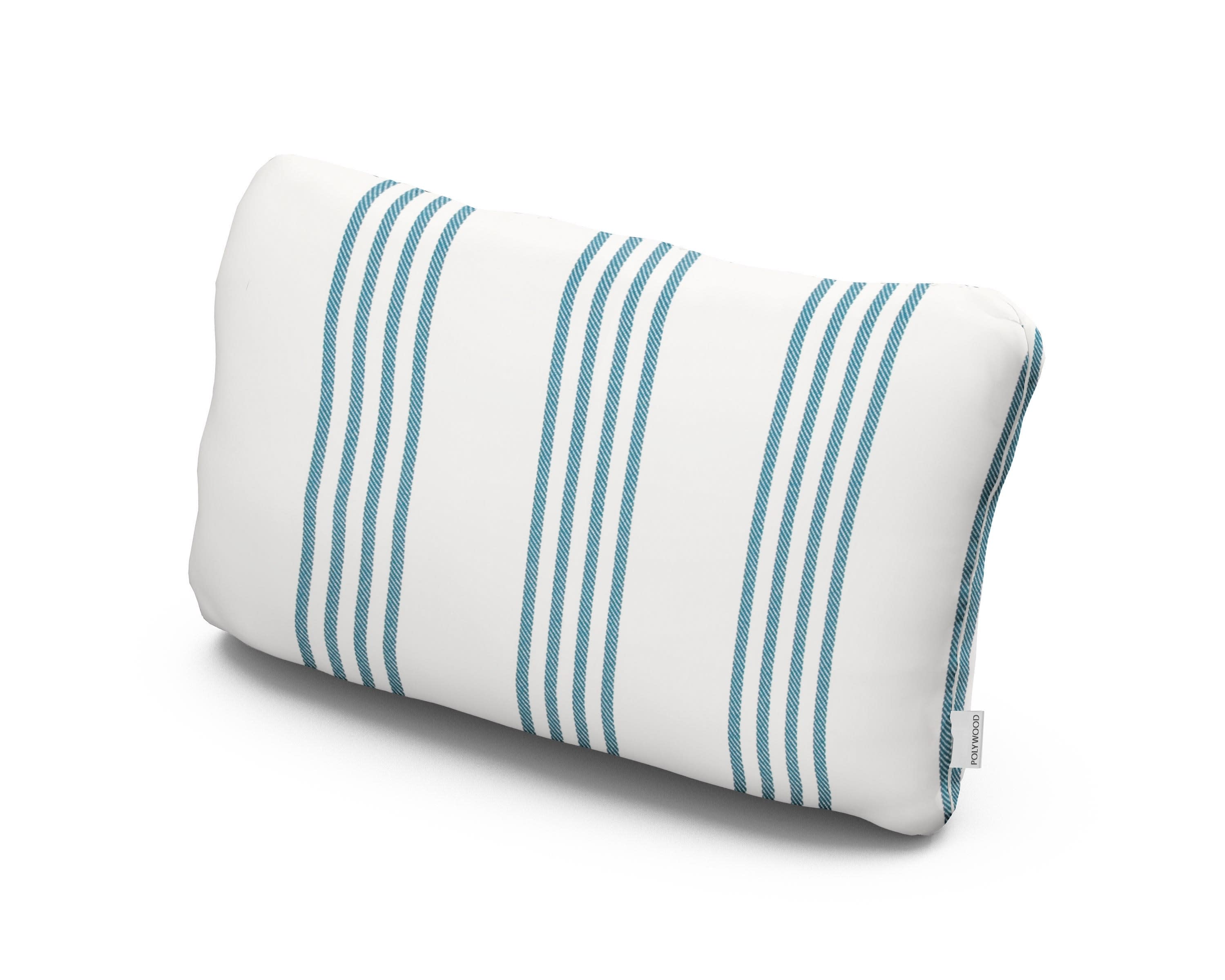 Outdoor Lumbar Pillow in Shade Lagoon