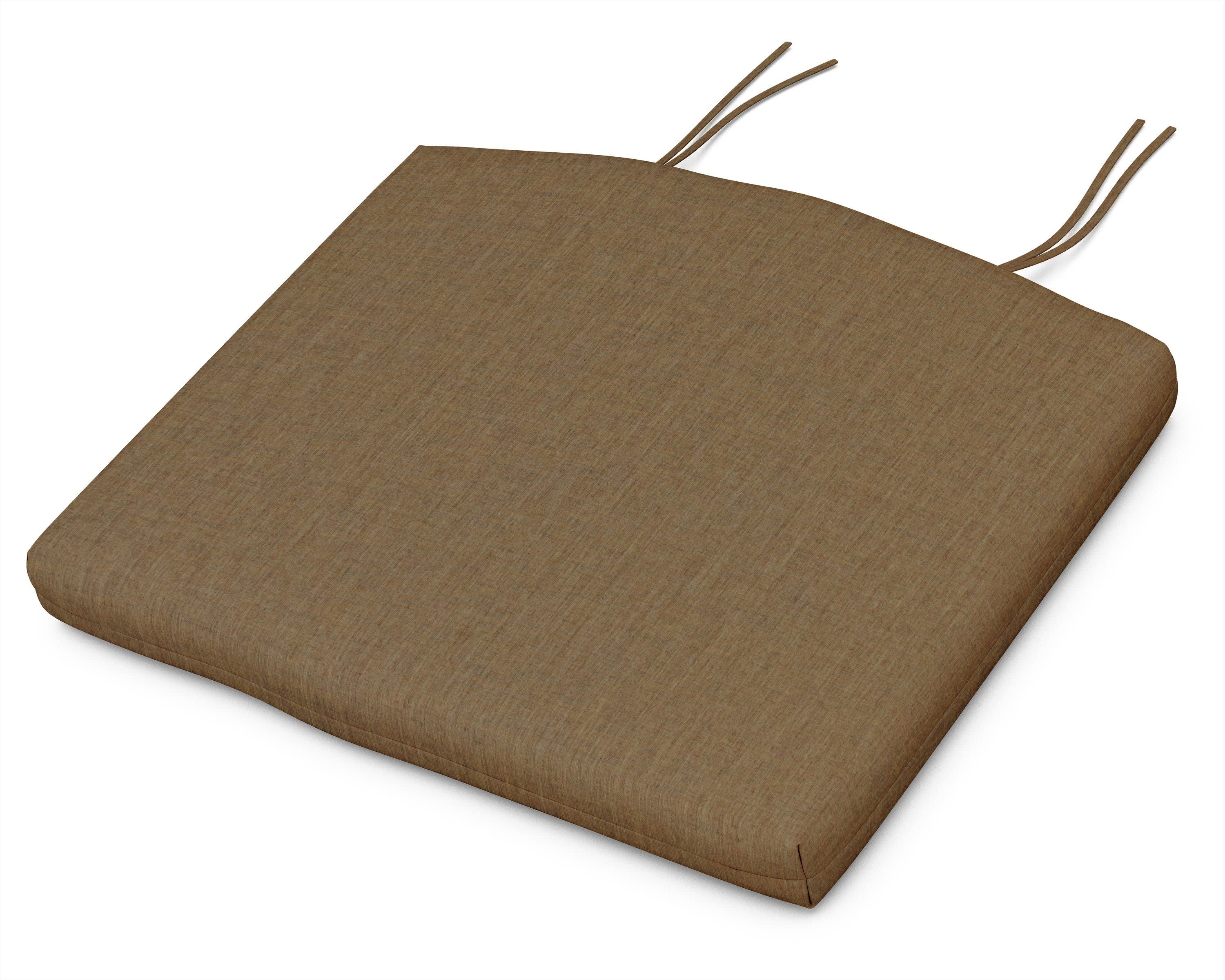 Seat Cushion - 12.65"D x 15"W x 2.5"H in Cast Teak