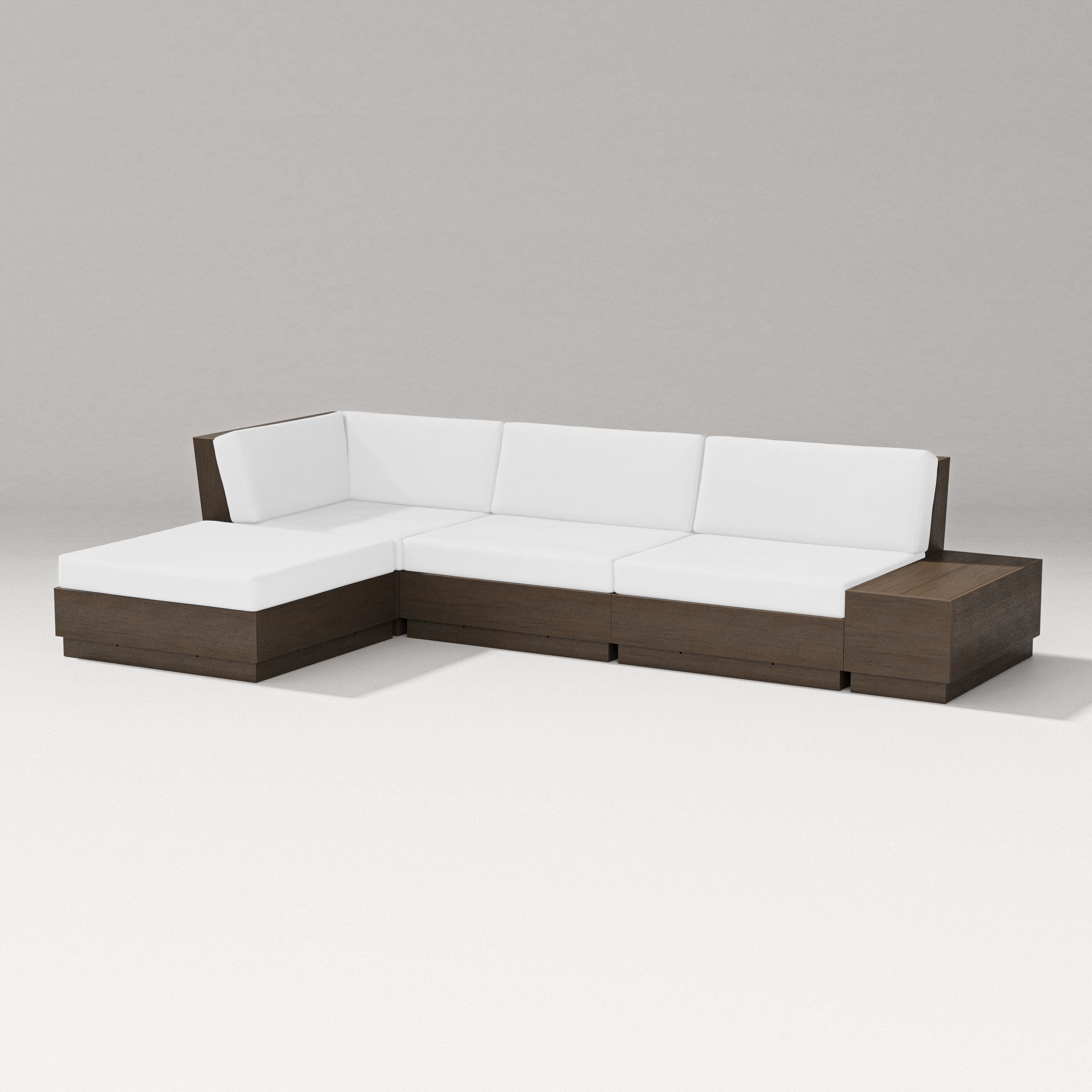 Elevate Chaise Sectional in Kona / Natural