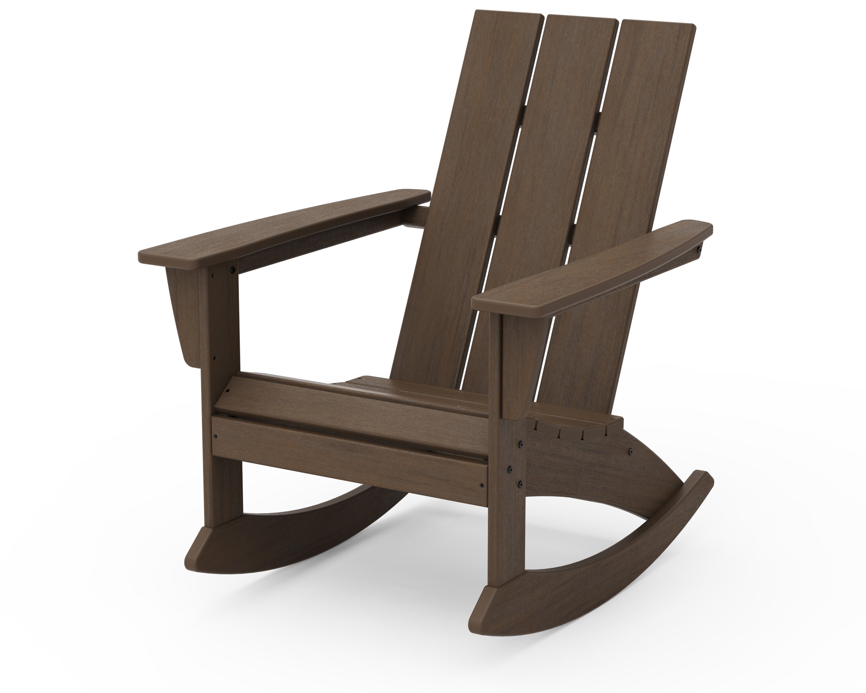 Modern Adirondack Rocking Chair in Kona