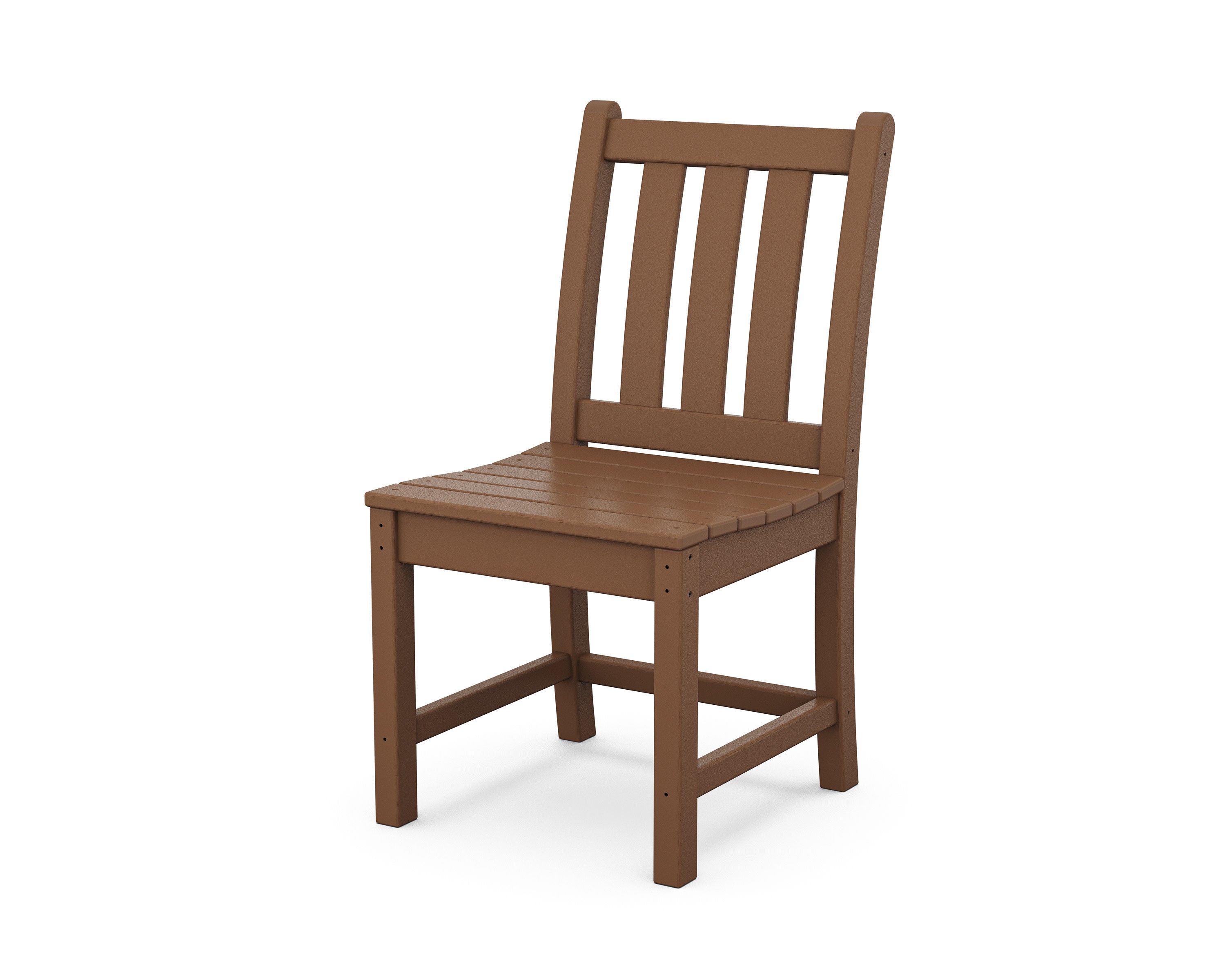 Traditional Garden Dining Side Chair in Teak