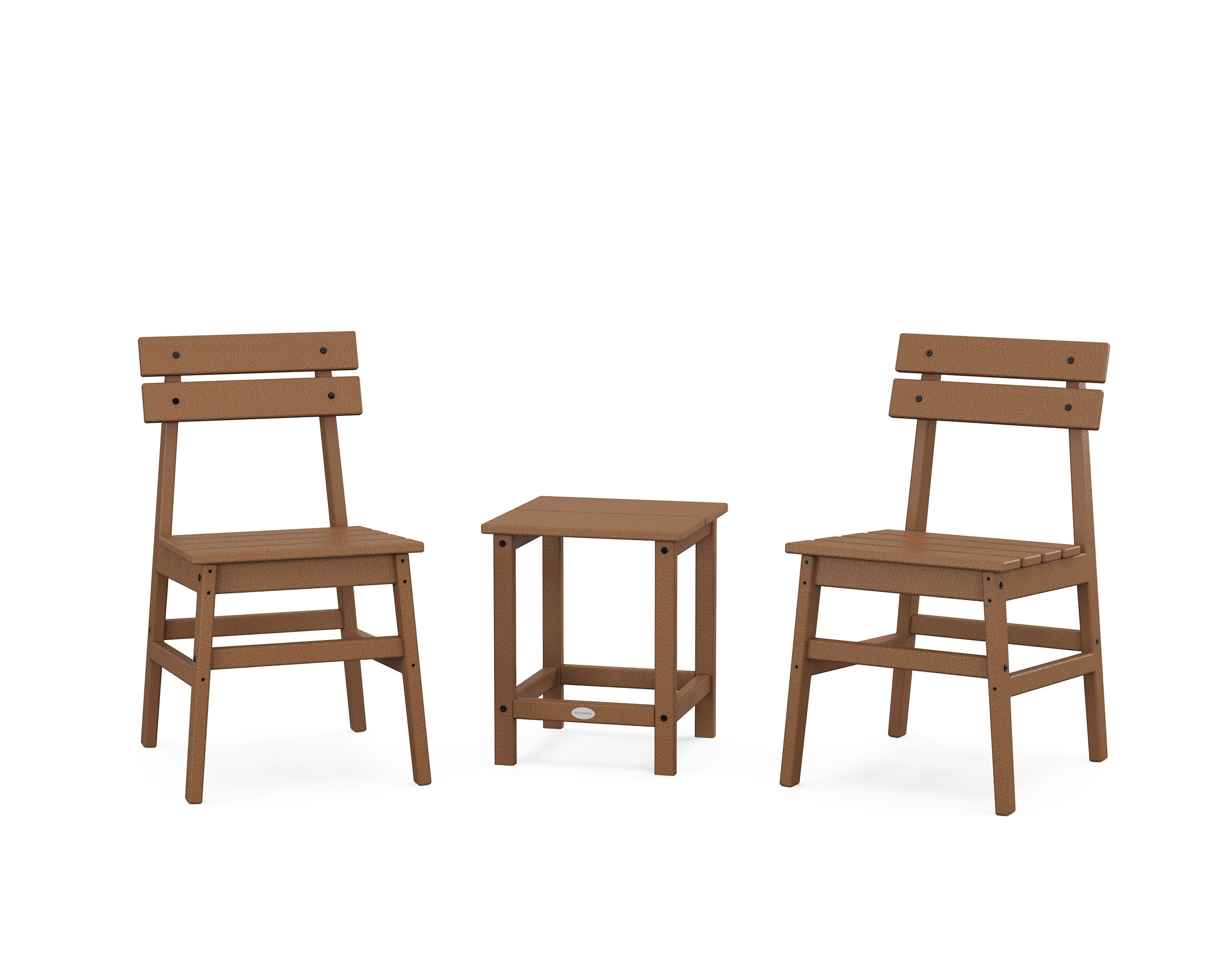 Modern Studio Plaza Chair 3-Piece Seating Set in Teak
