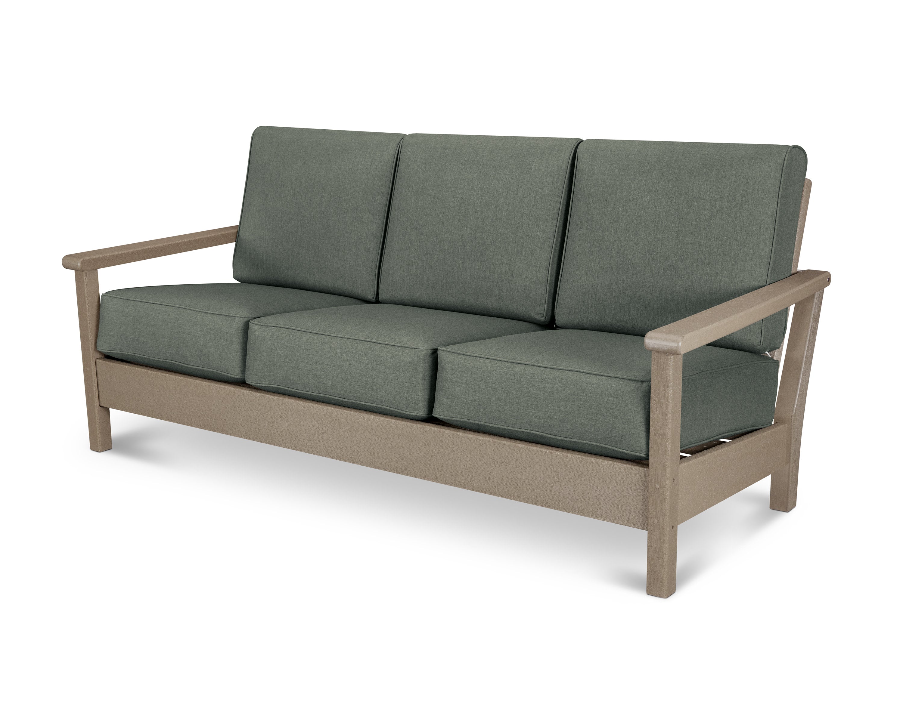Harbour Deep Seating Sofa in Vintage Sahara / Cast Sage