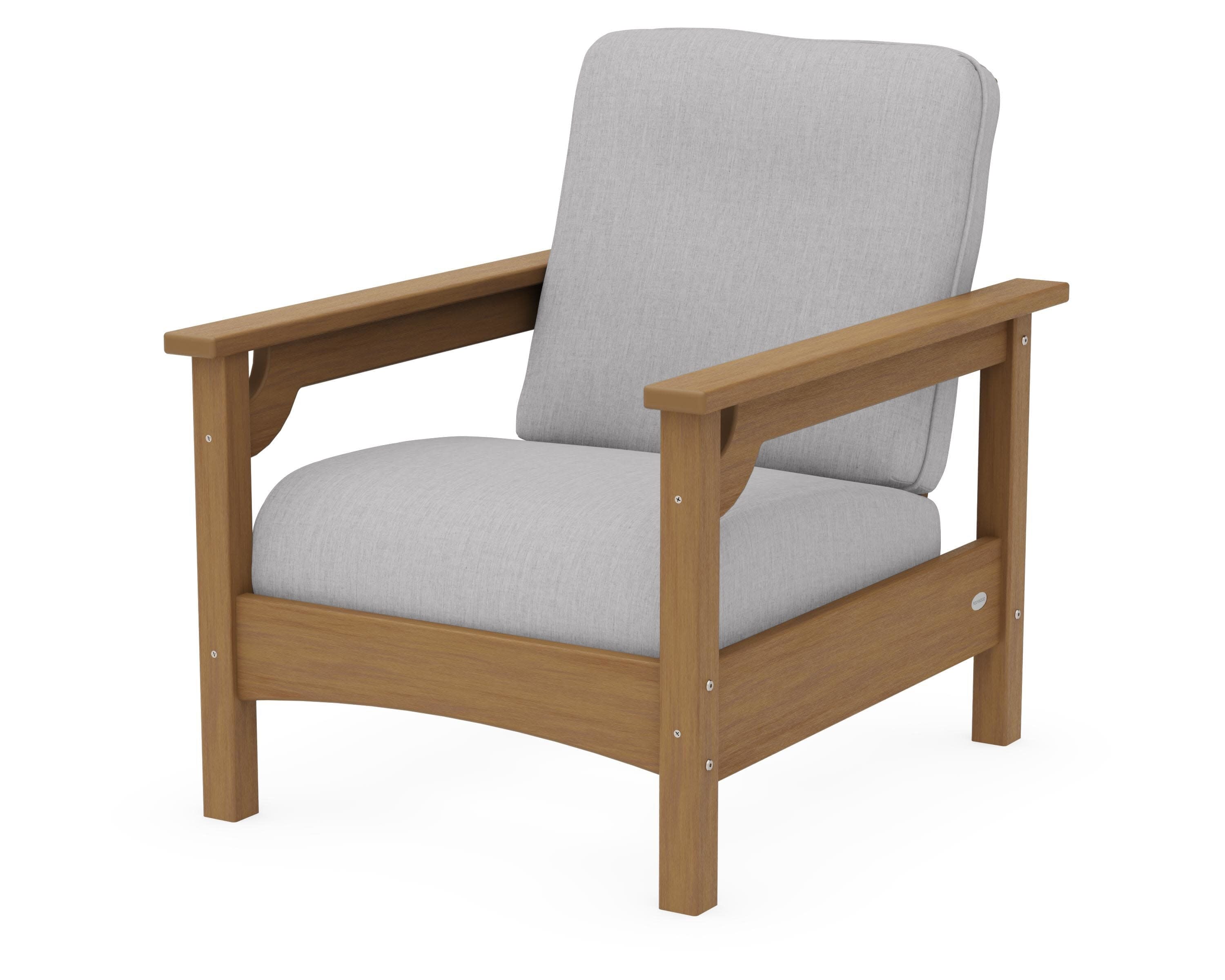 Club Chair in Natural / Granite