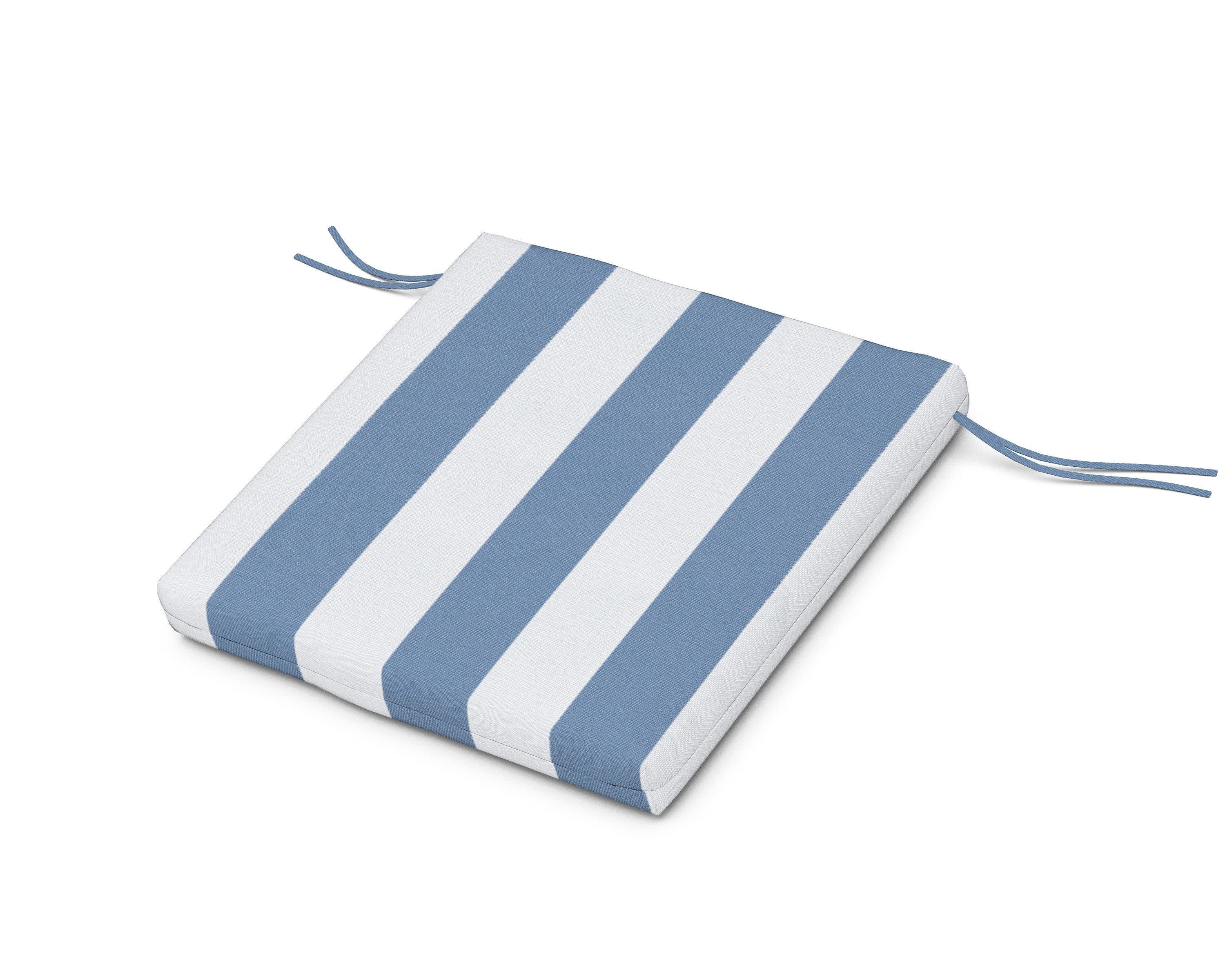 AL300 Seat Pad in Cabana Stripe Sky Blue