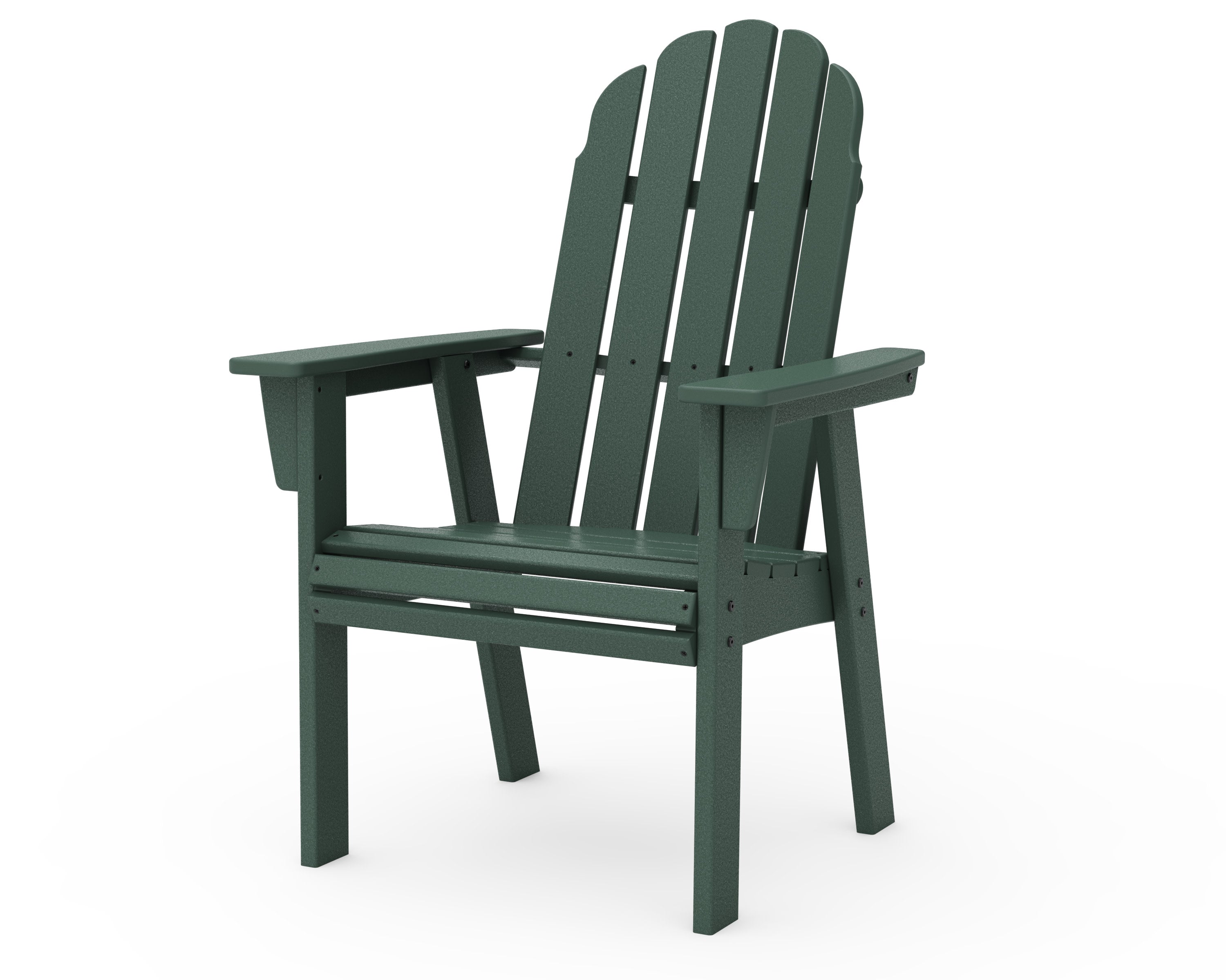 Vineyard Curveback Adirondack Dining Chair in Green