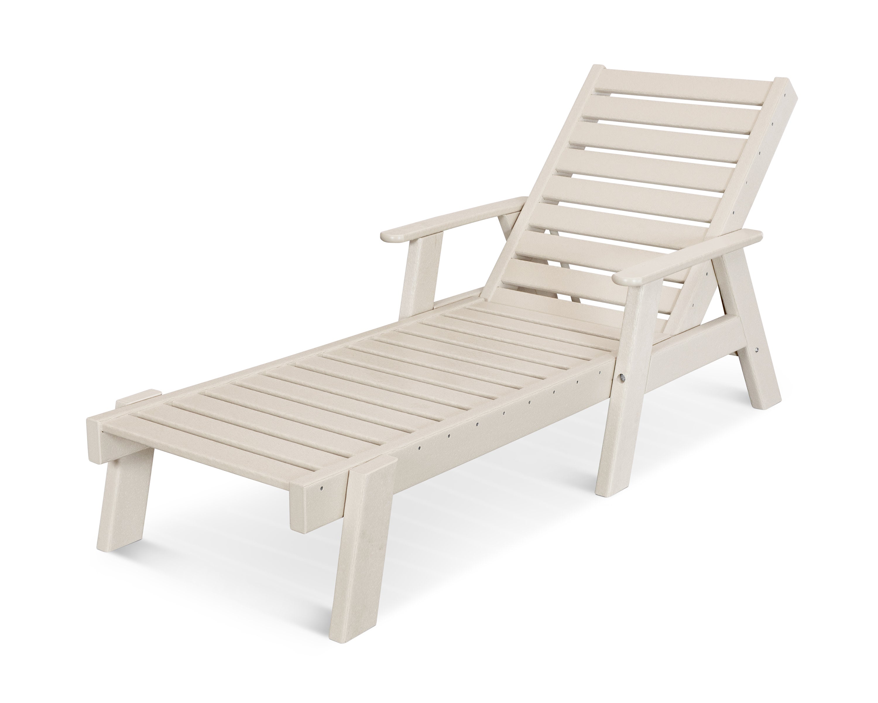 Captain Chaise with Arms in Sand