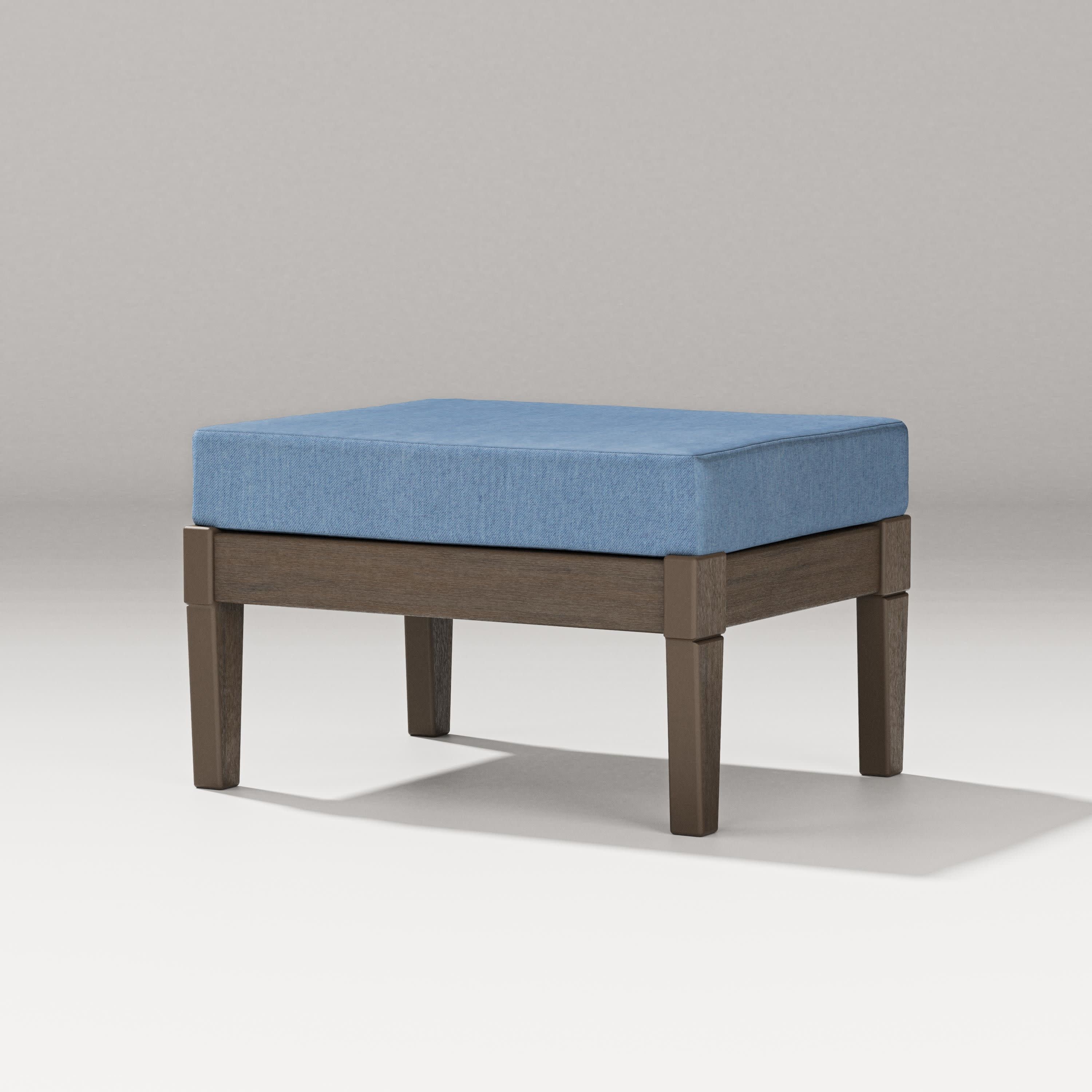Estate Lounge Ottoman in Kona / Sky Blue