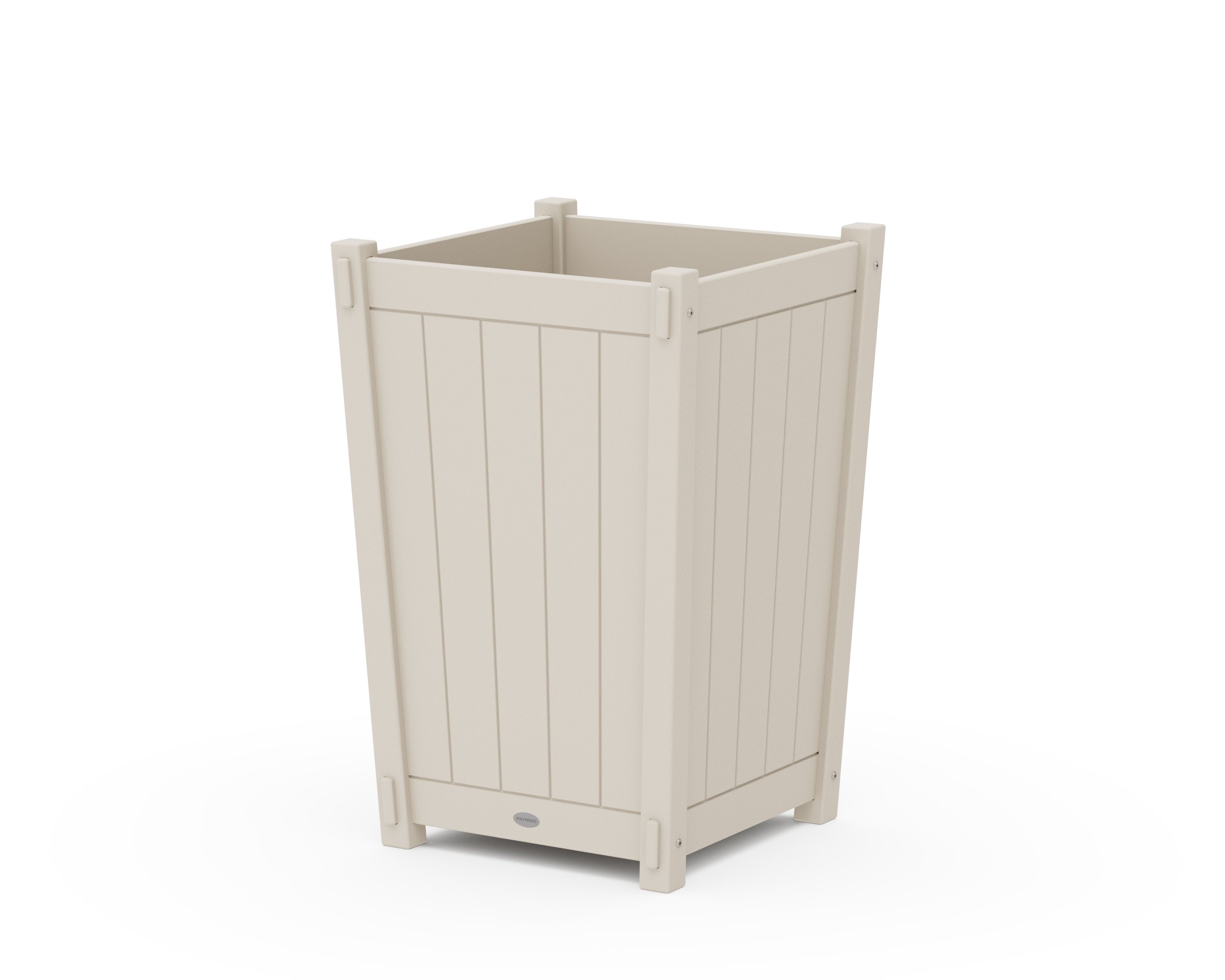 Vineyard Large Tapered Square Planter Box in Sand