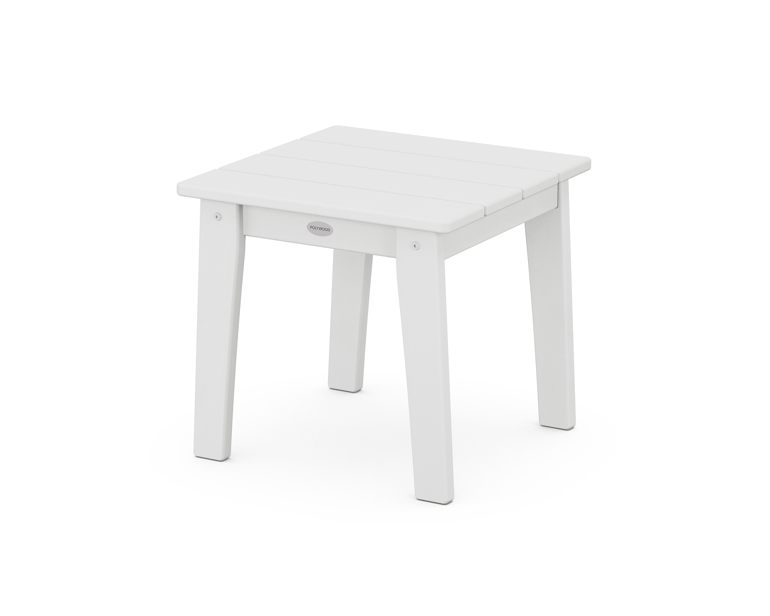 Lakeside End Table in White