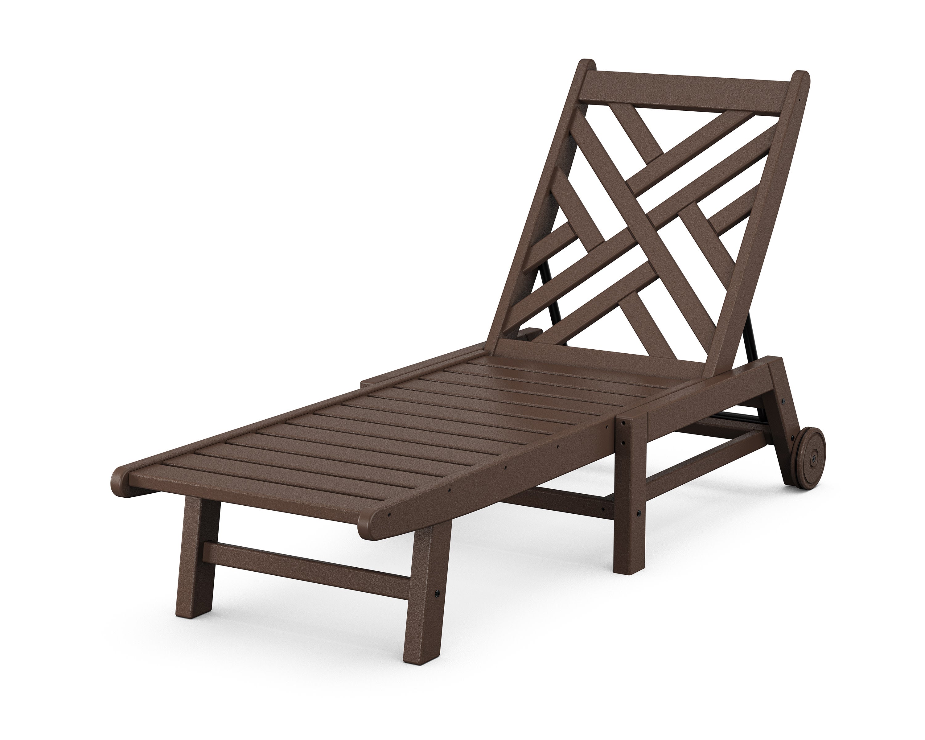 Chippendale Chaise with Wheels in Mahogany