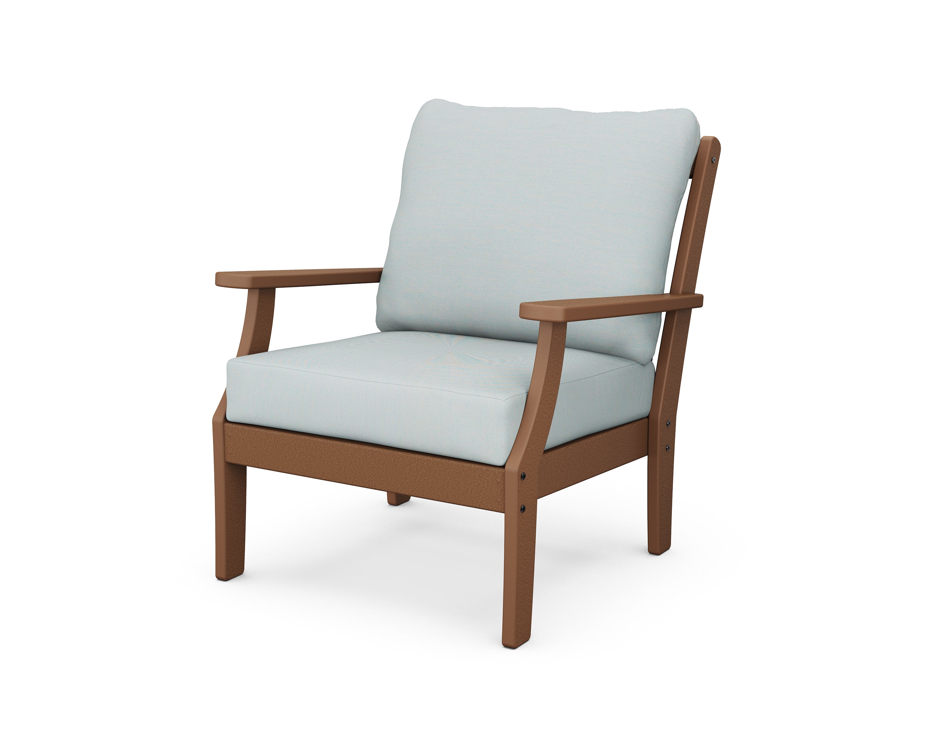 Braxton Deep Seating Chair in Teak / Spa