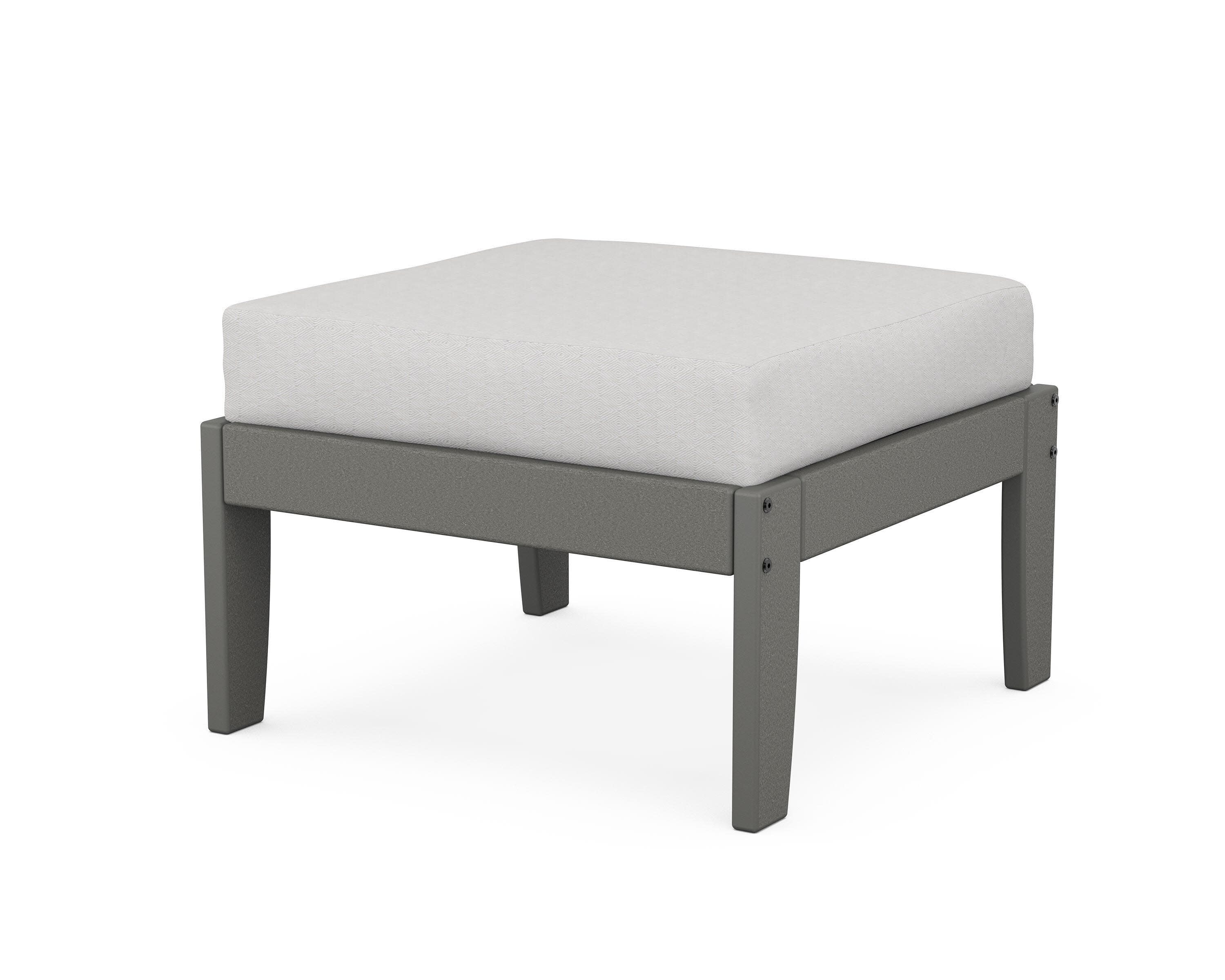 Modular Ottoman - Classic in Slate Grey / Diamond in the Rough