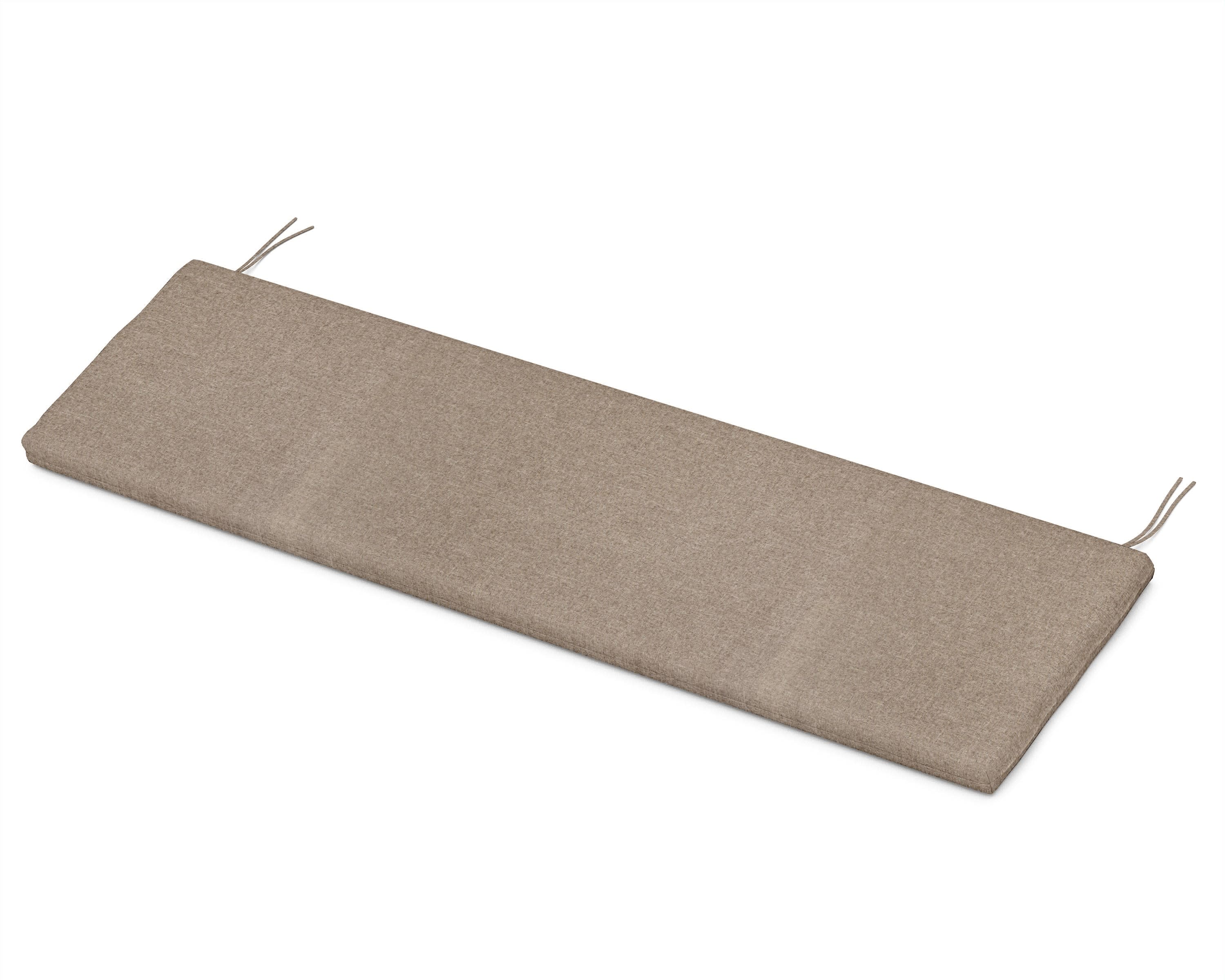 Ateeva 53" x 14" Outdoor Bench and Swing Seat Cushion by POLYWOOD in Spiced Burlap