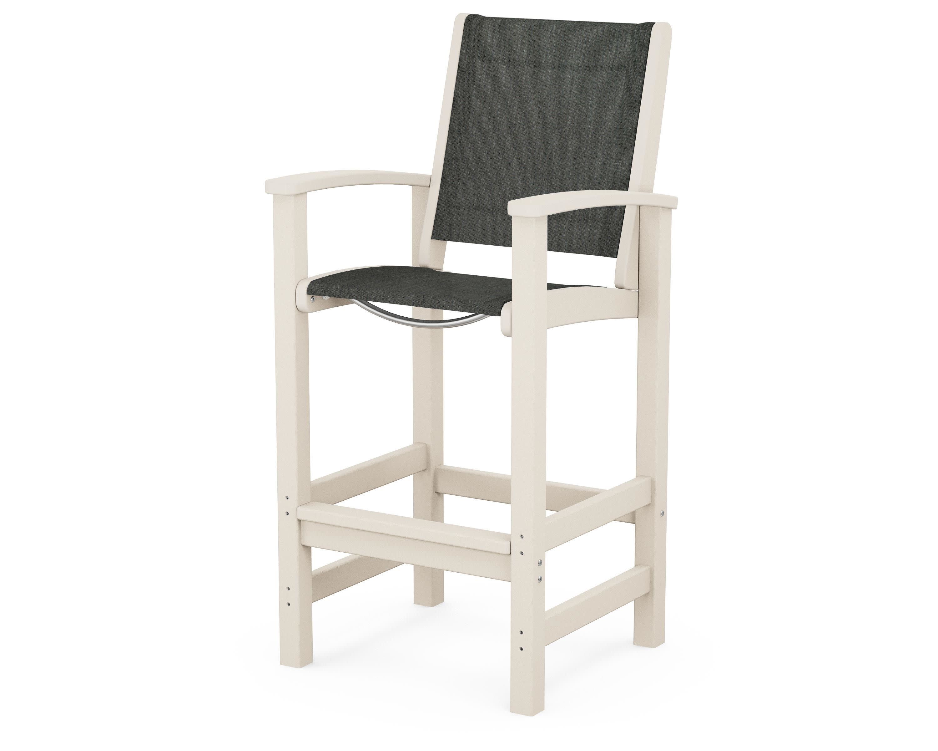 Coastal Bar Chair in Sand / Ember Sling