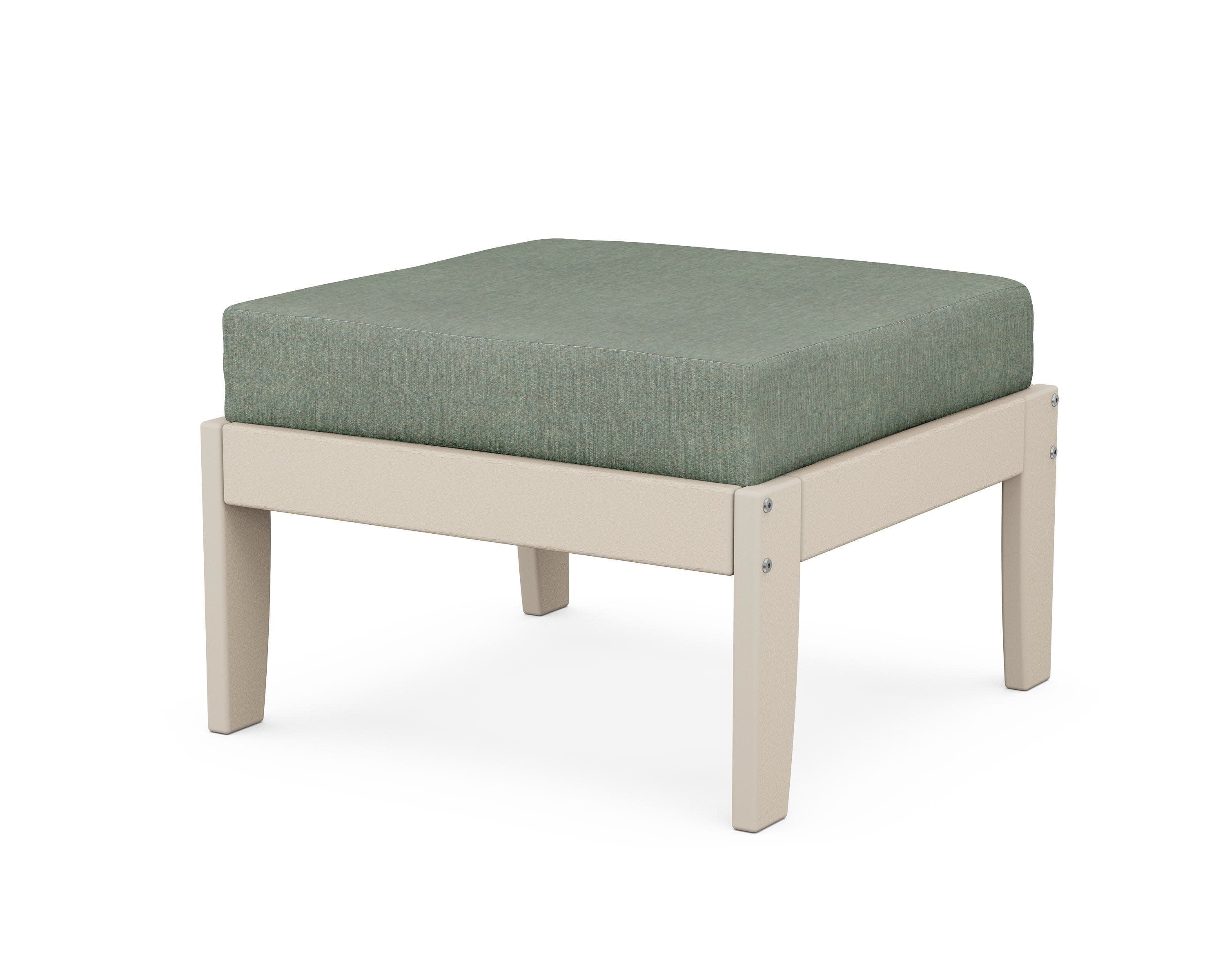 Modular Ottoman - Classic in Sand / Cast Sage