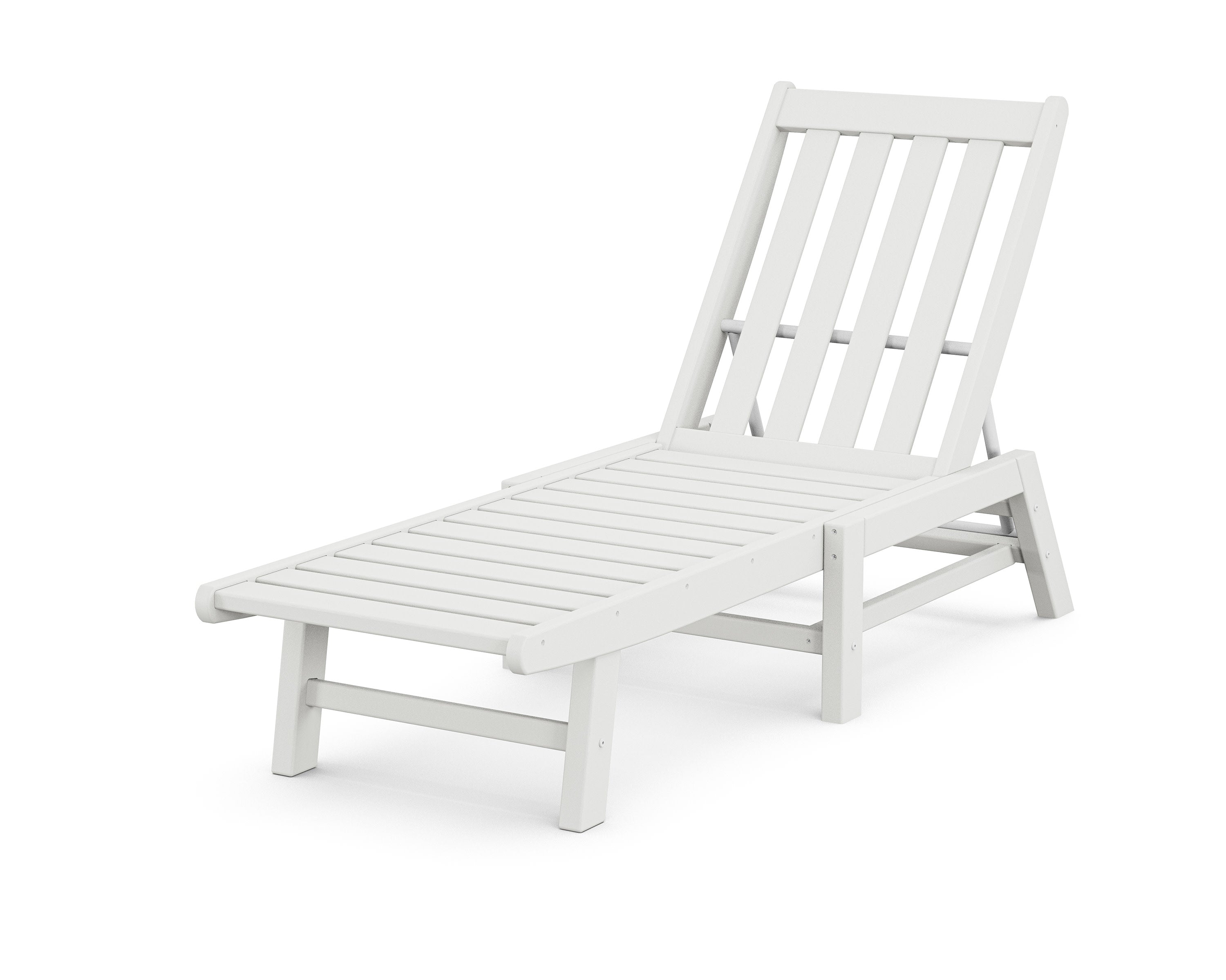 Vineyard Chaise in White