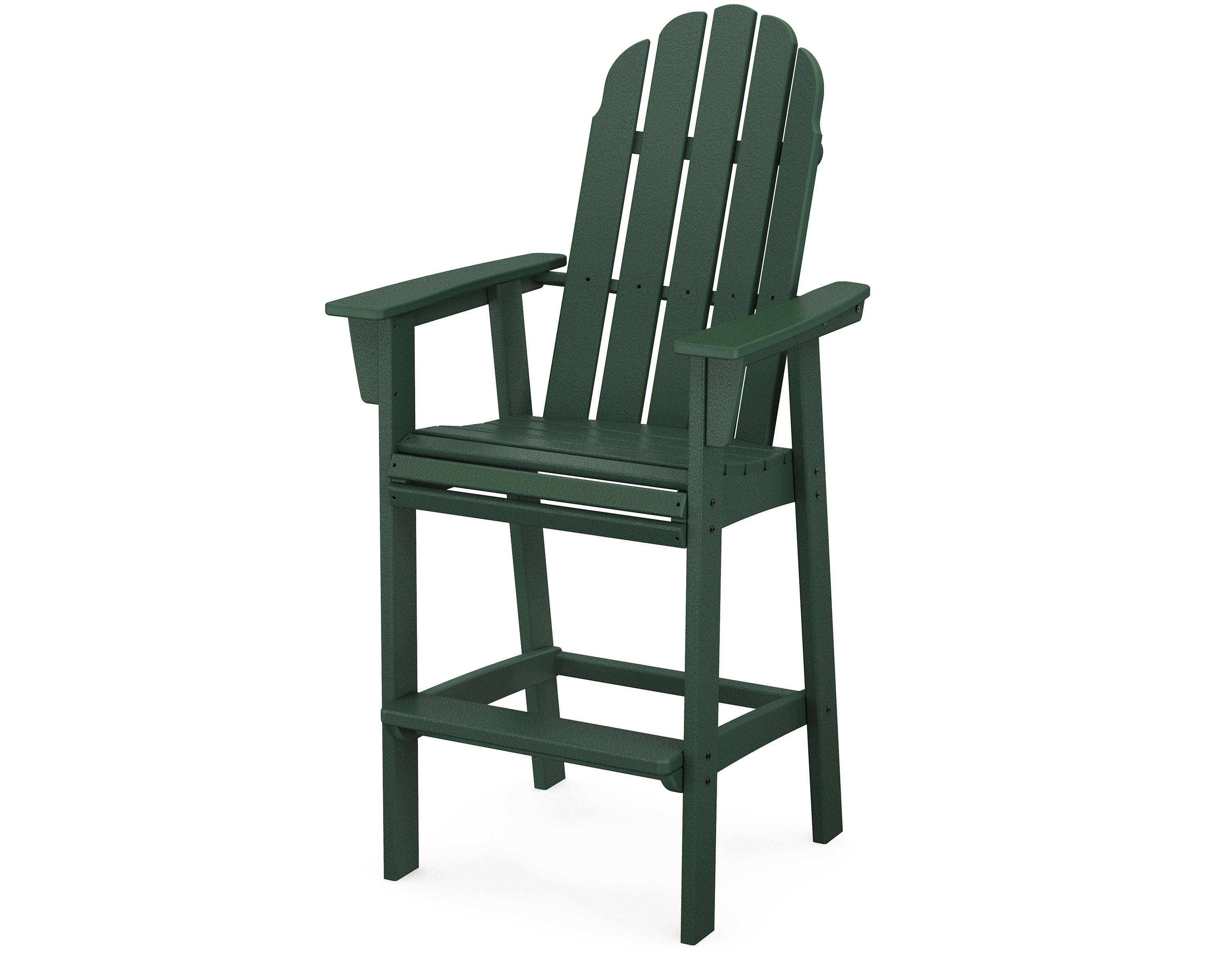 Vineyard Curveback Adirondack Bar Chair in Green