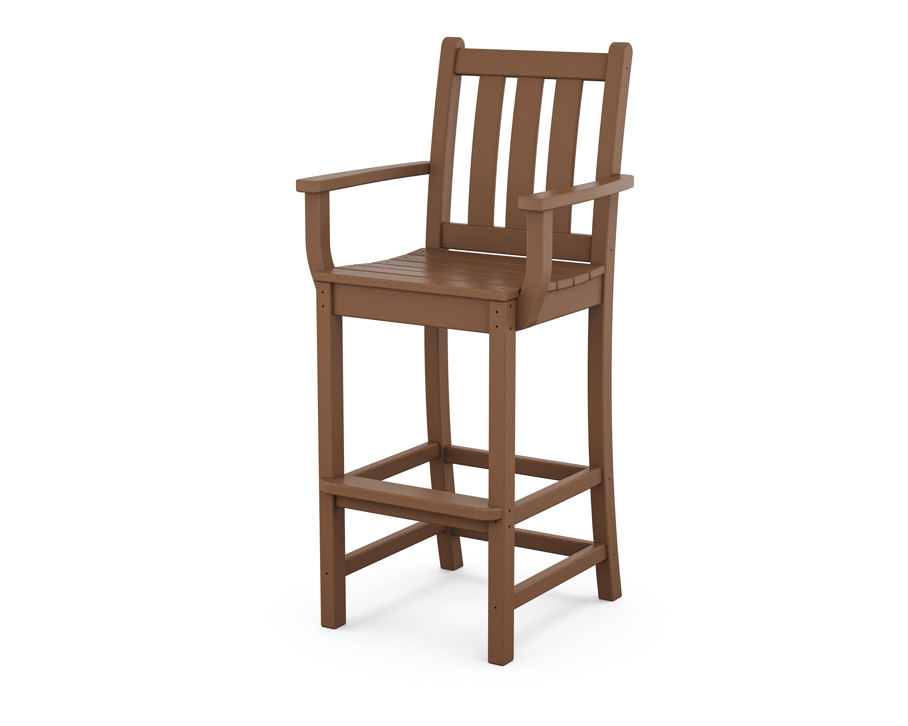 Traditional Garden Bar Arm Chair in Teak