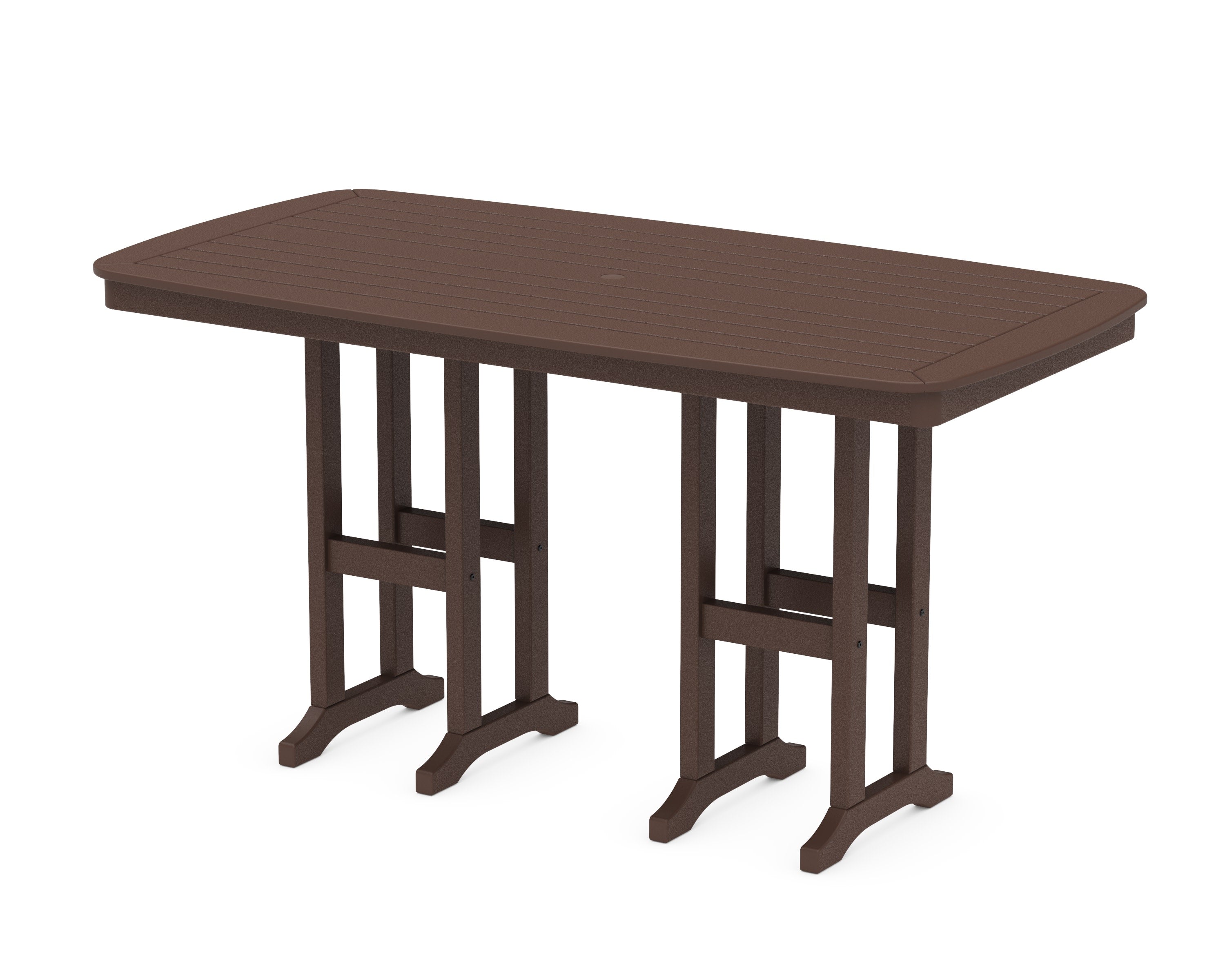 Nautical 37" x 72" Counter Table in Mahogany