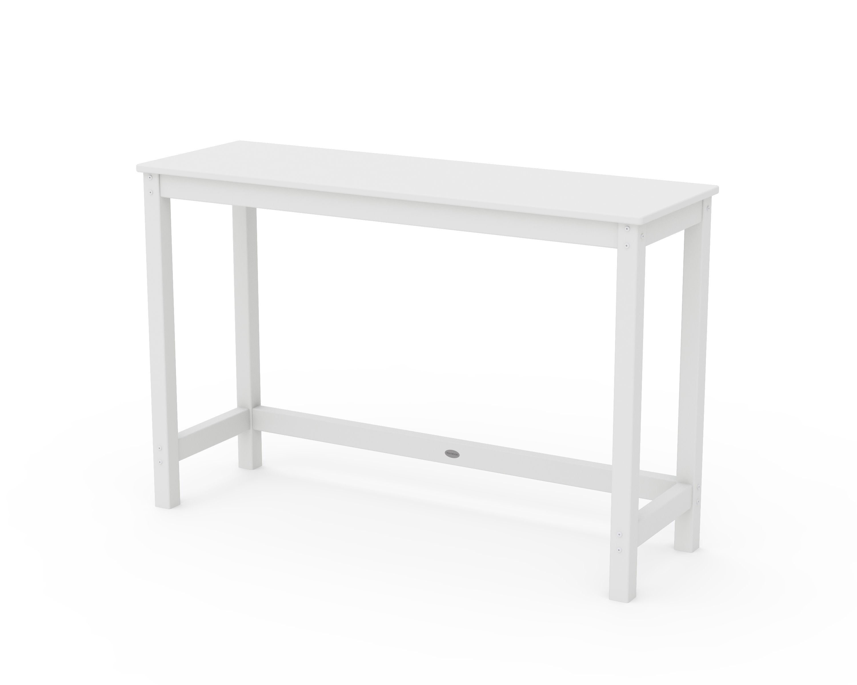 Studio Balcony Counter Table in White