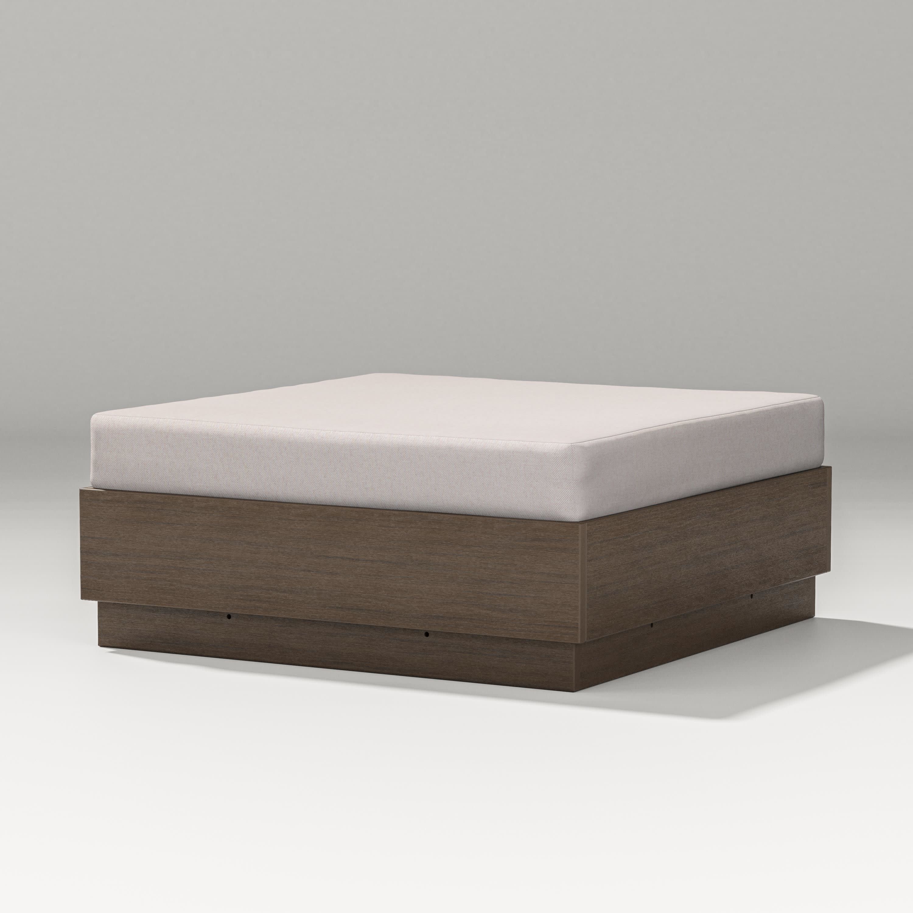 Elevate Lounge Ottoman in Kona / Dune Burlap