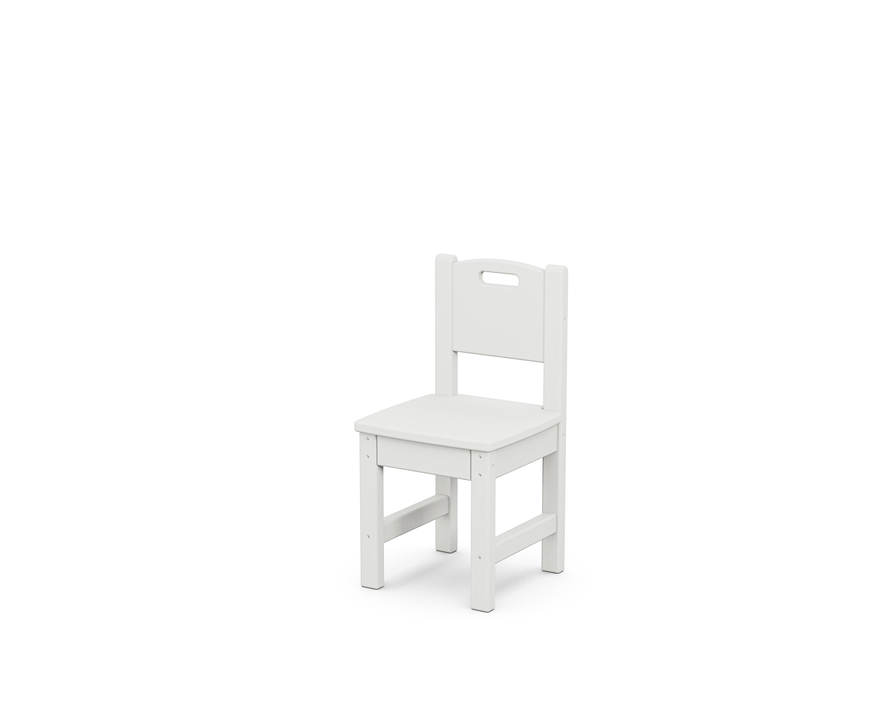 Toddler Dining Chair in White