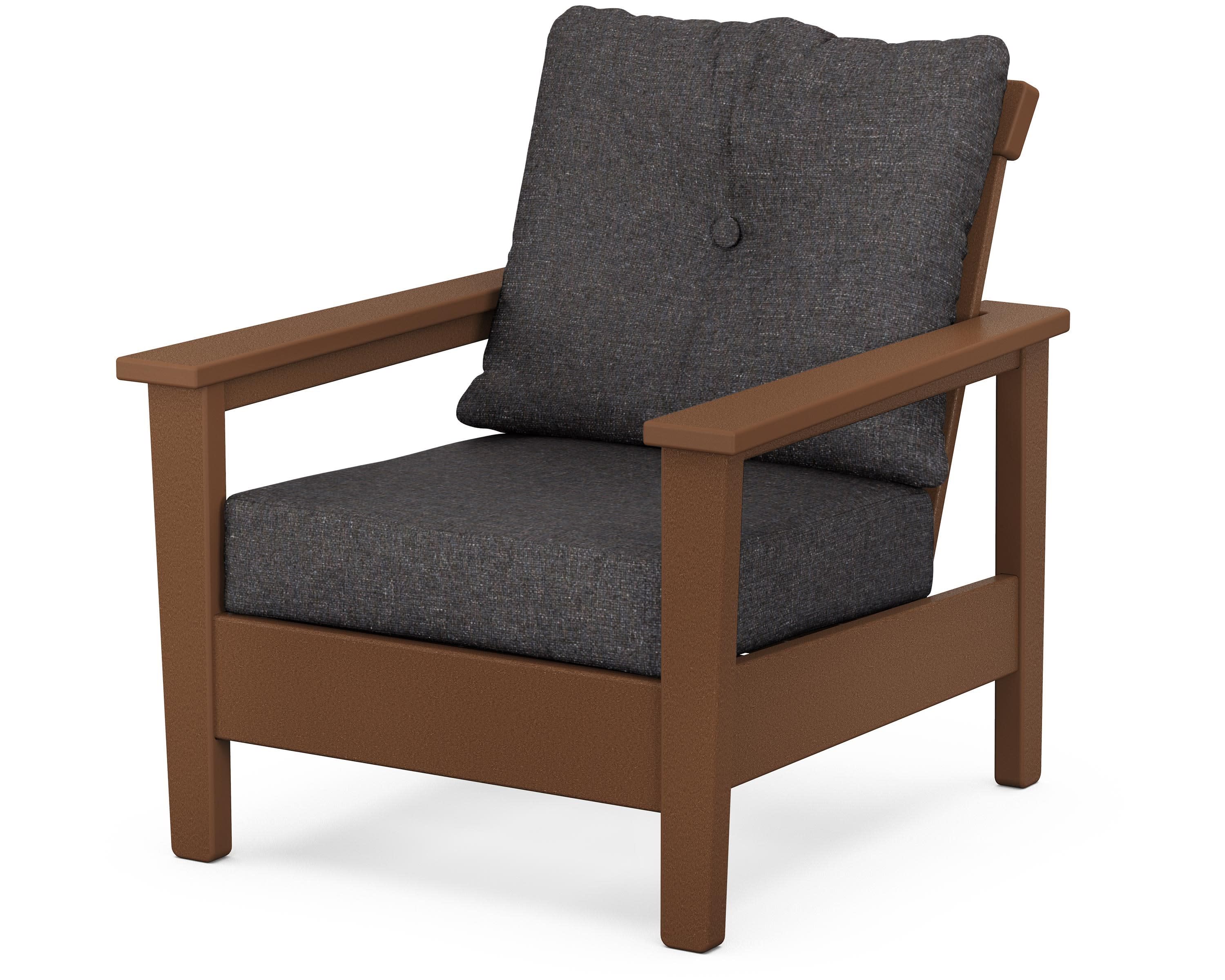 Prescott Deep Seating Chair in Teak / Ash Charcoal