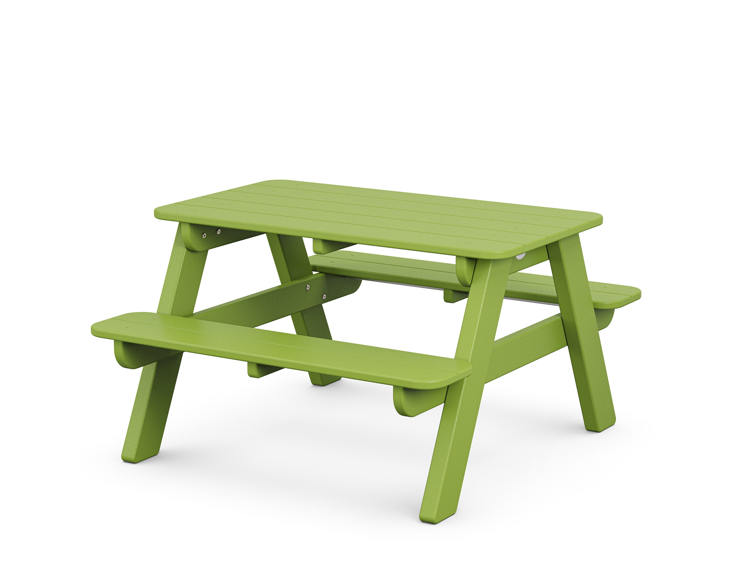 Kids Outdoor Picnic Table in Lime