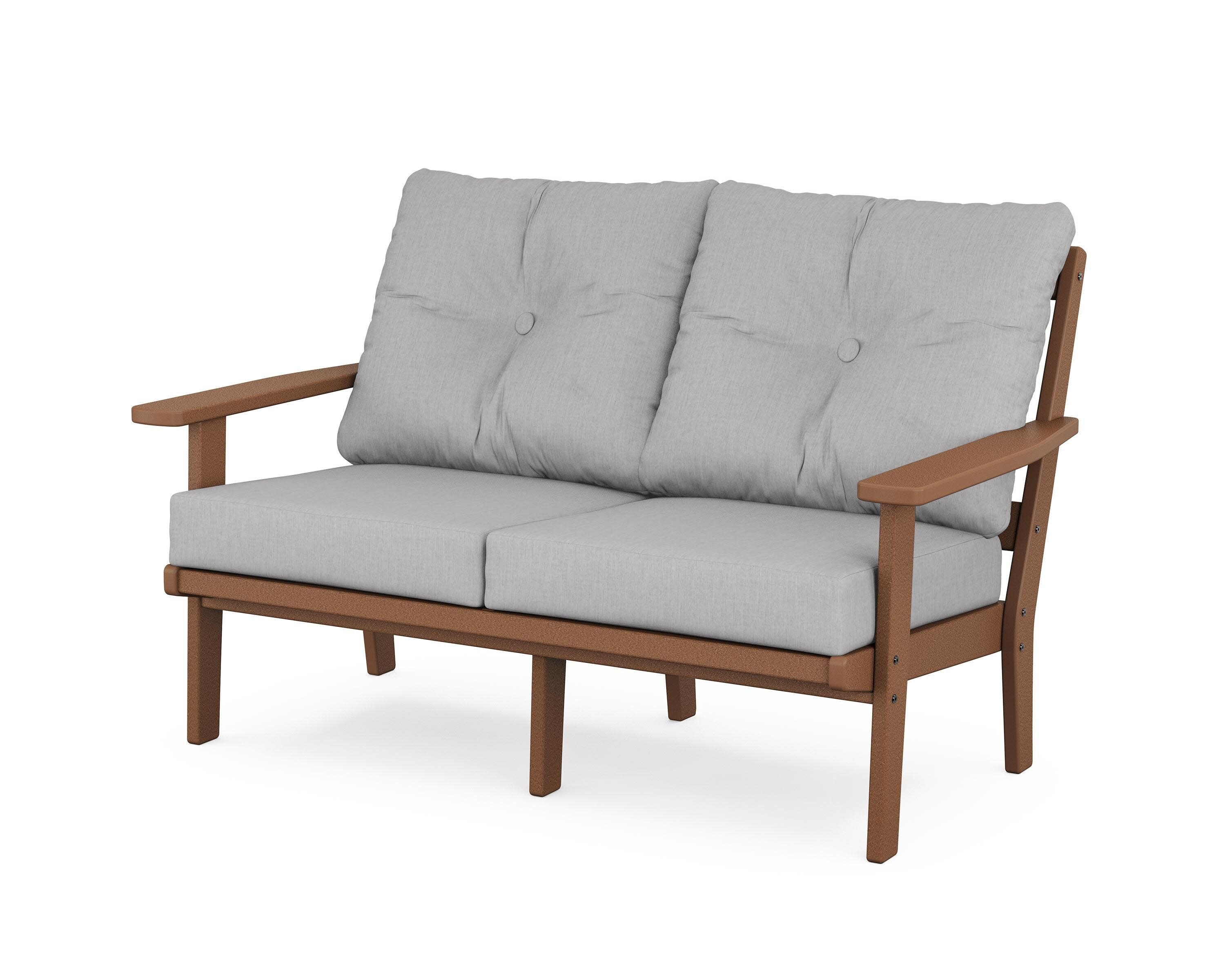 Oxford Deep SeatingLoveseat in Teak / Granite