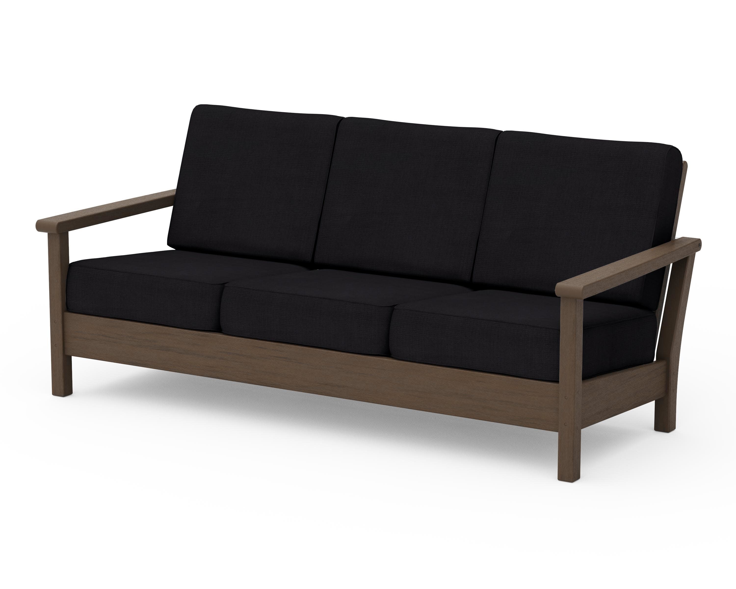Harbour Deep Seating Sofa in Kona / Midnight Linen