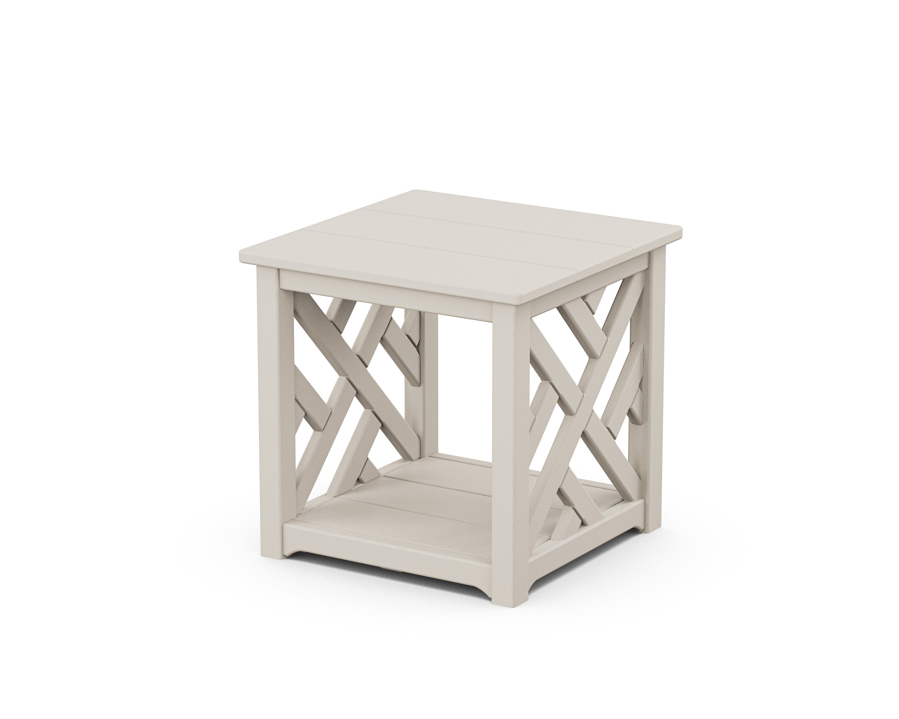Chippendale Accent Table in Sand