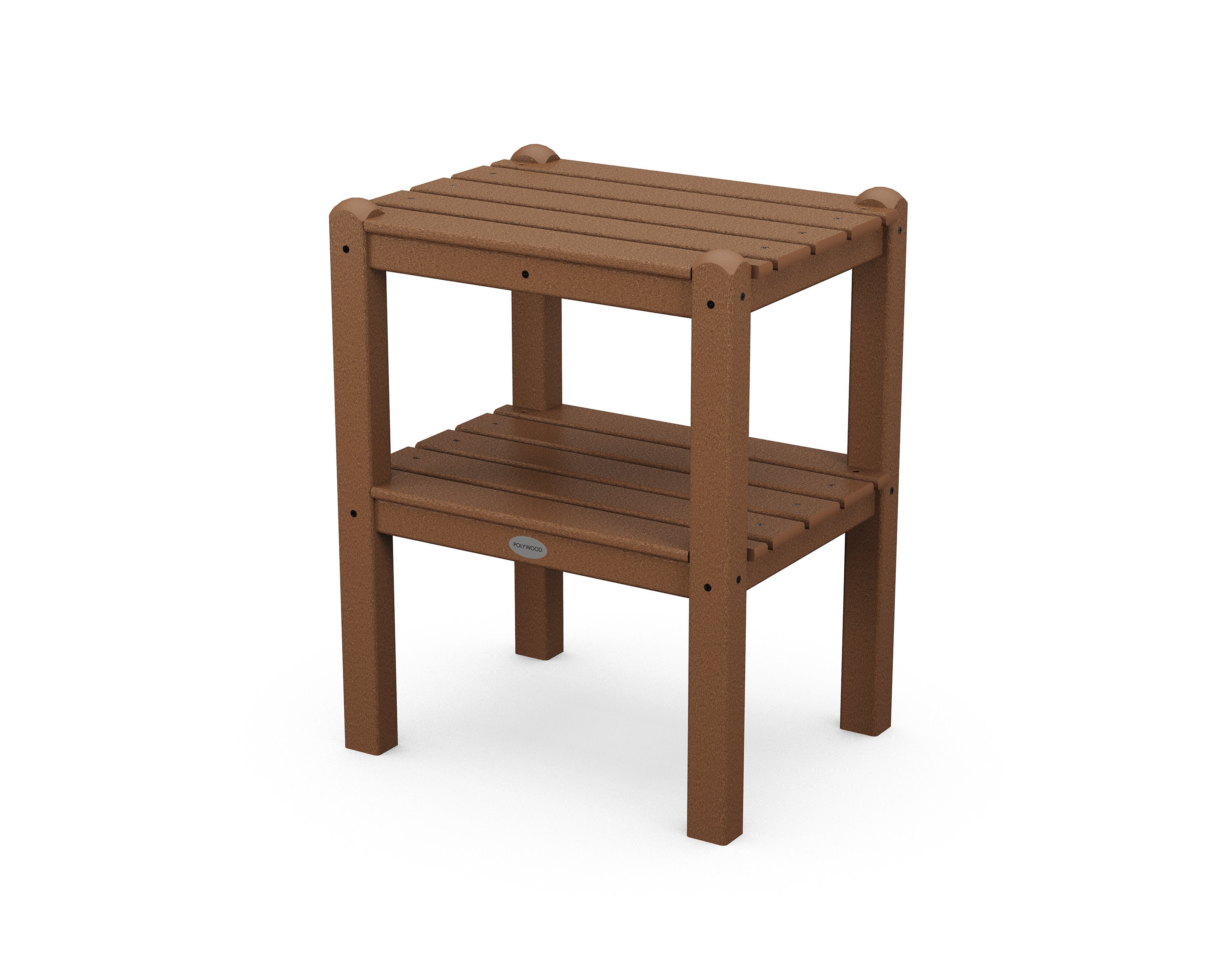 Two Shelf Side Table in Teak