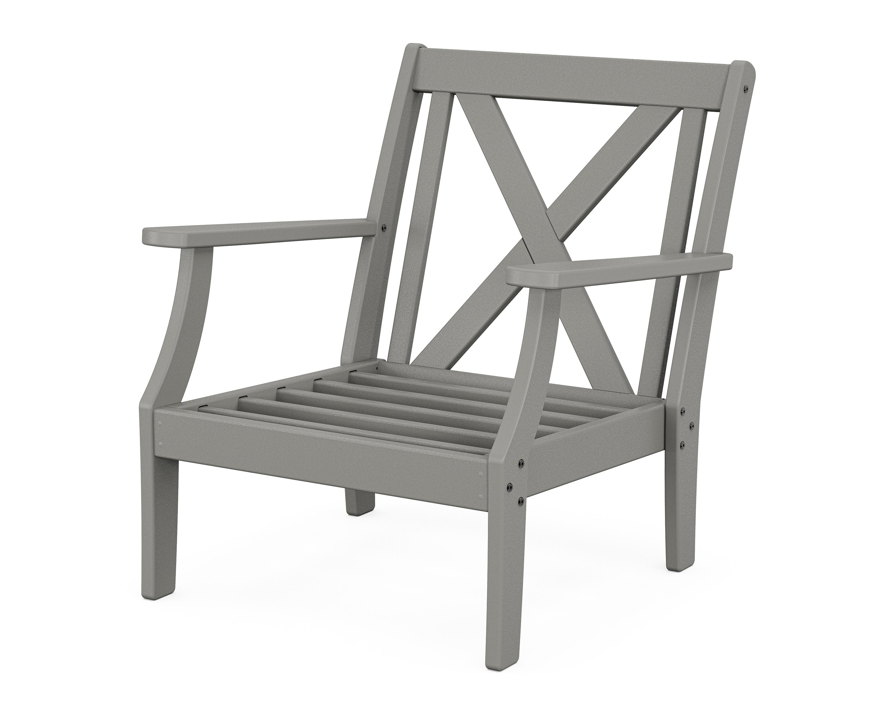 Braxton Deep Seating Chair Frame in Slate Grey