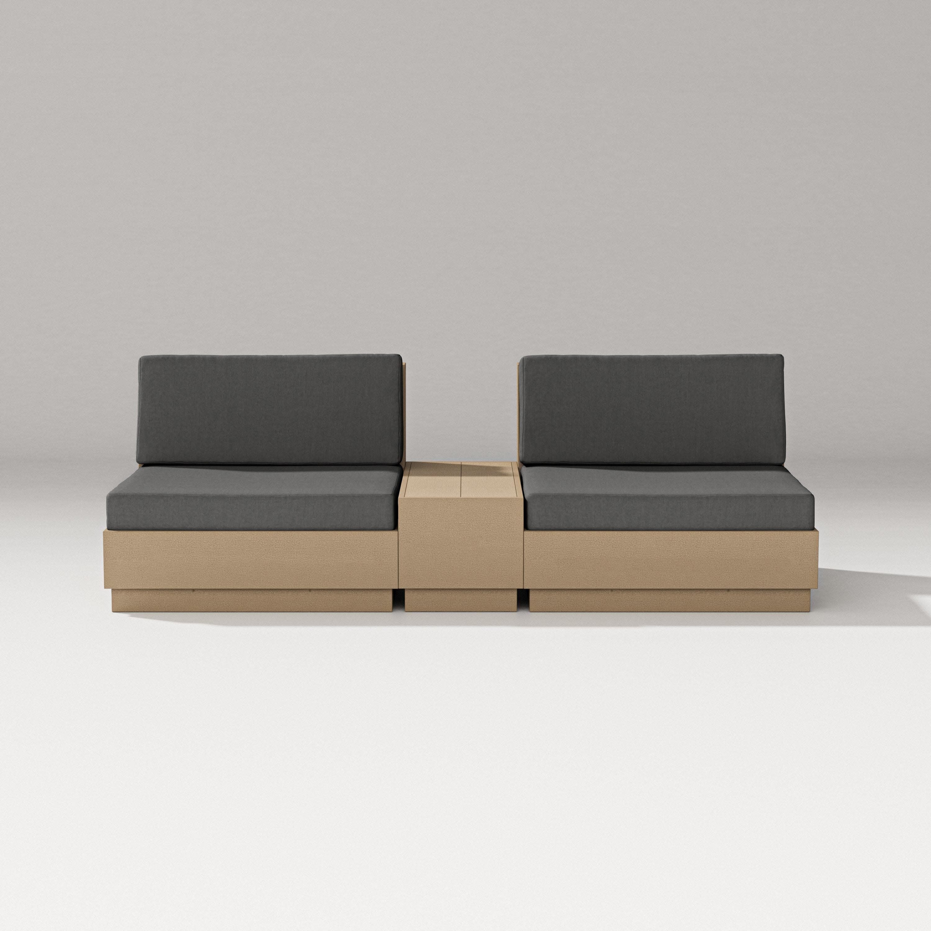 Elevate Lounge Chair Set in Vintage Sahara / Spectrum Carbon