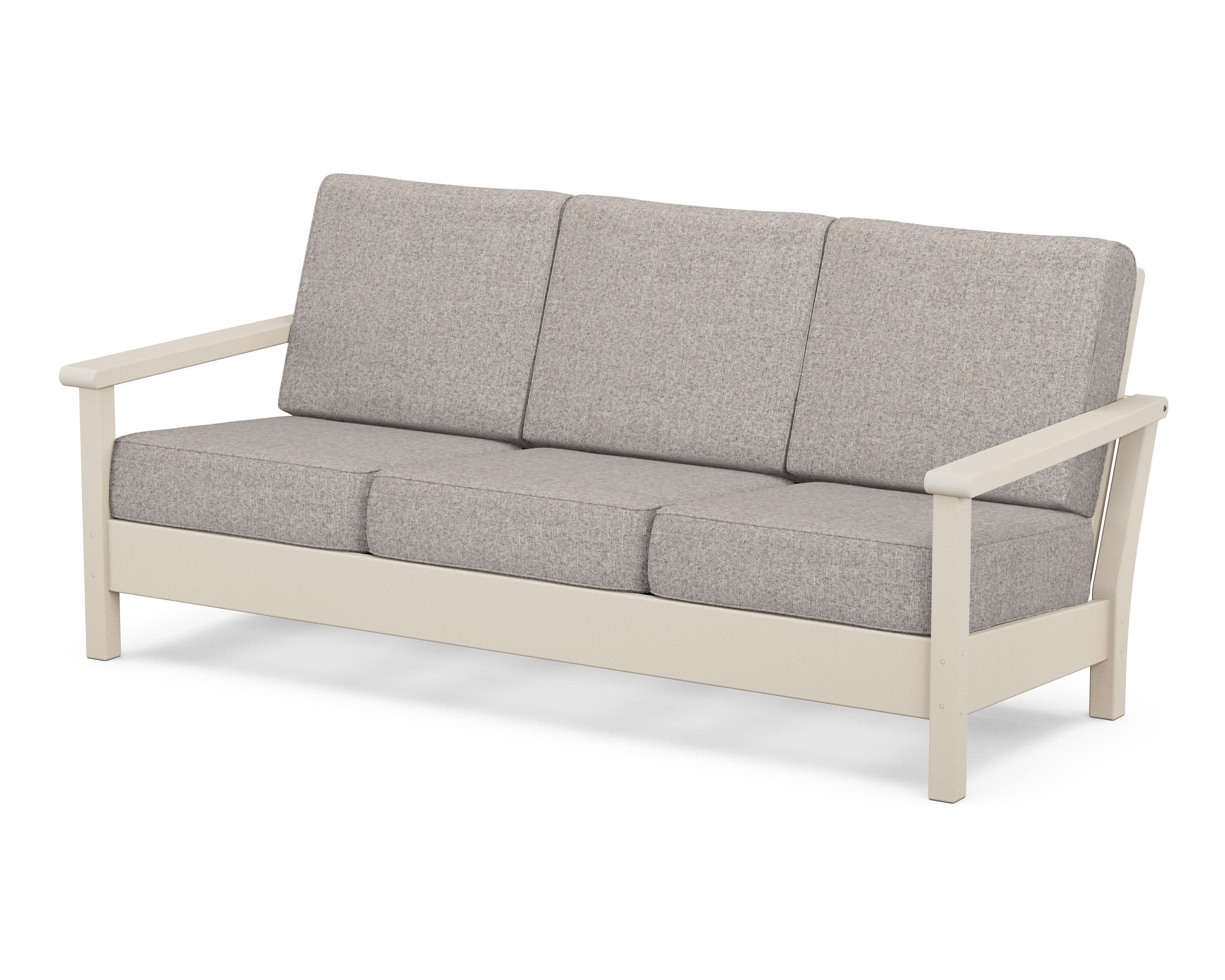 Harbour Deep Seating Sofa in Sand / Weathered Tweed
