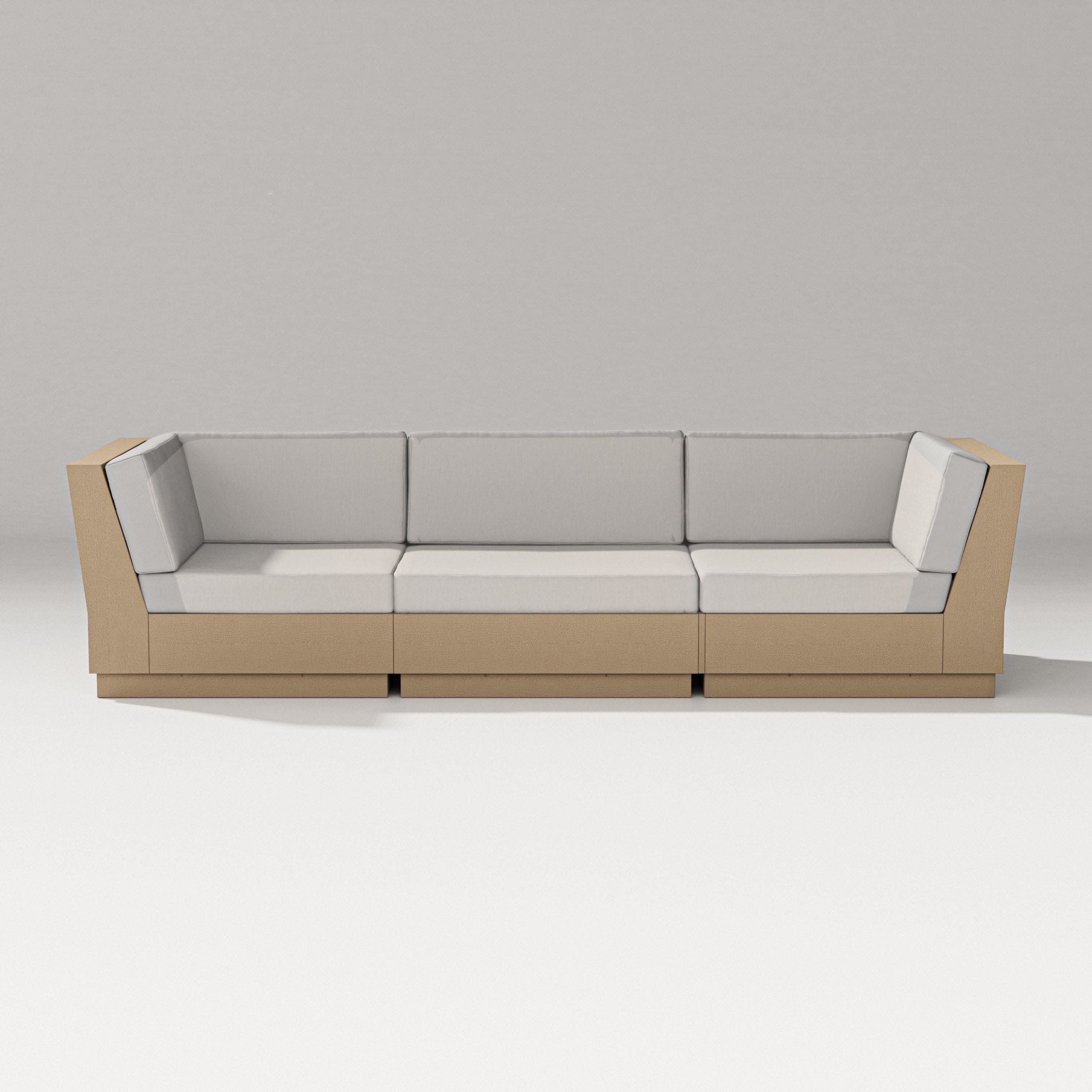 Elevate Sofa Sectional in Vintage Sahara / Cast Ash